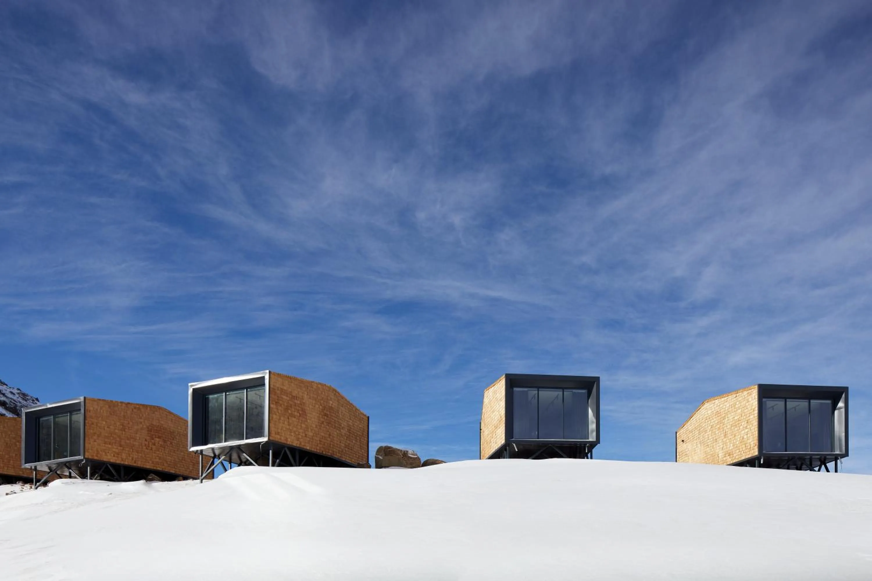 Property building in Tenir Eco Hotel, Shymbulak Mountain Resort