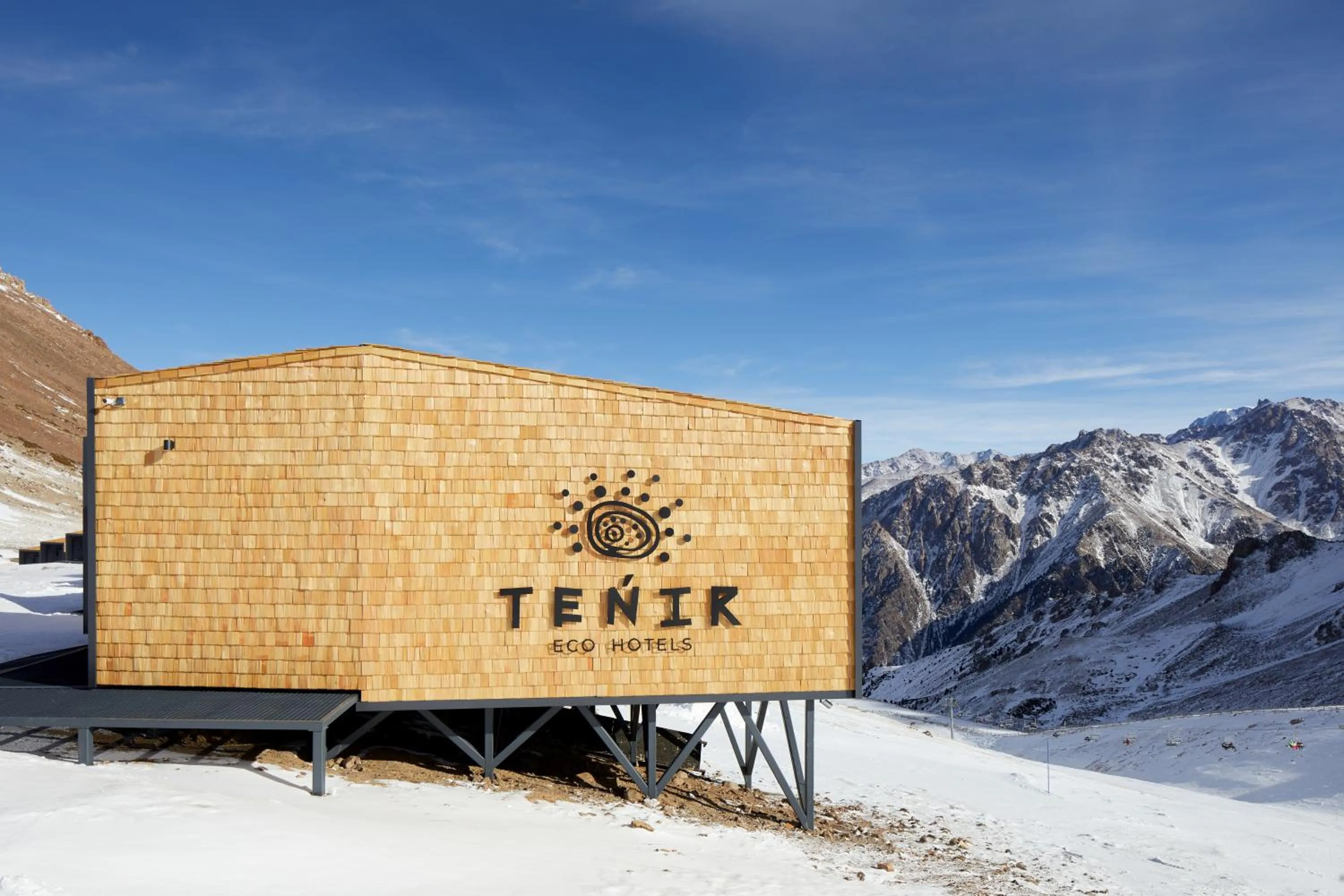 Property building in Tenir Eco Hotel, Shymbulak Mountain Resort