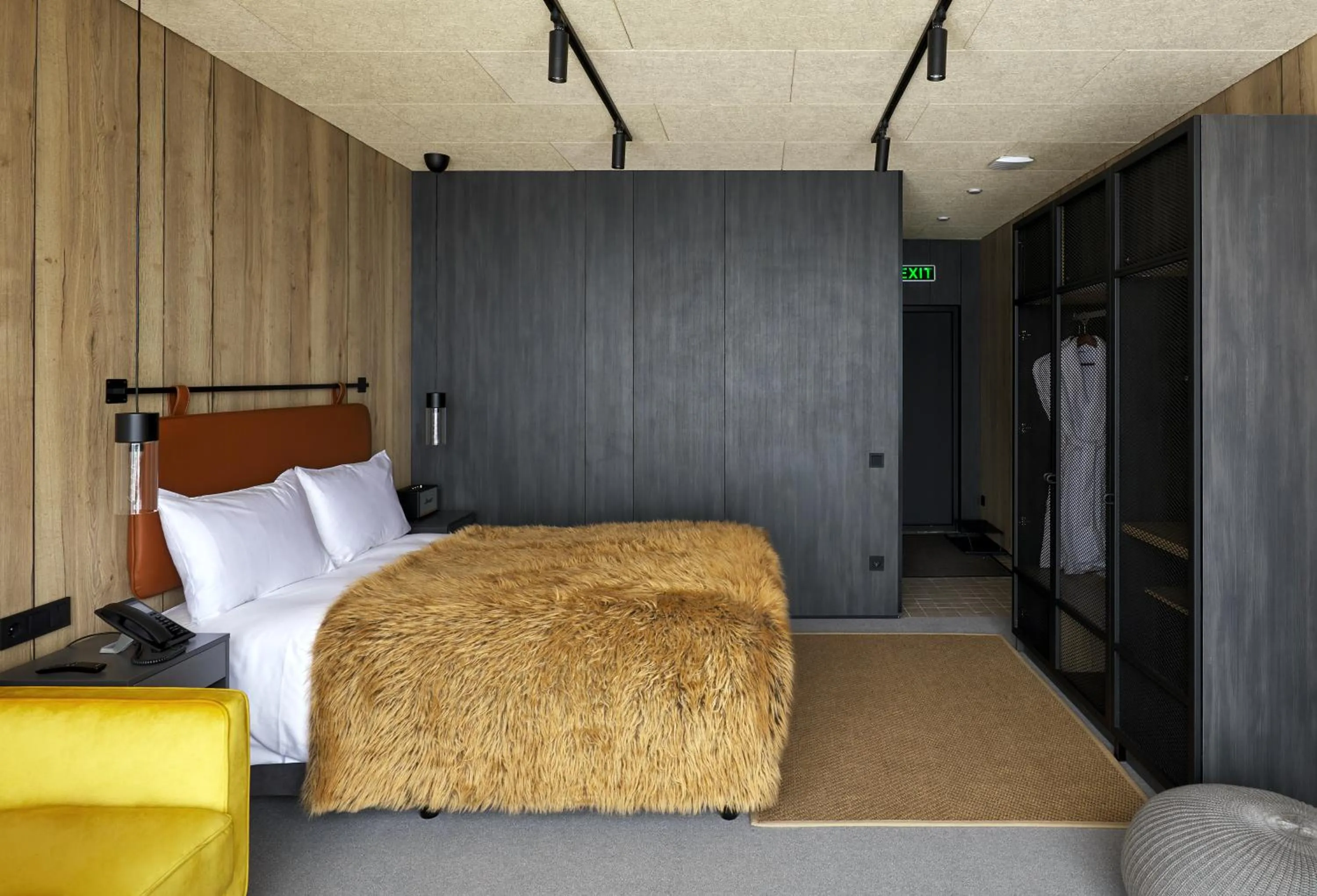 Bed in Tenir Eco Hotel, Shymbulak Mountain Resort