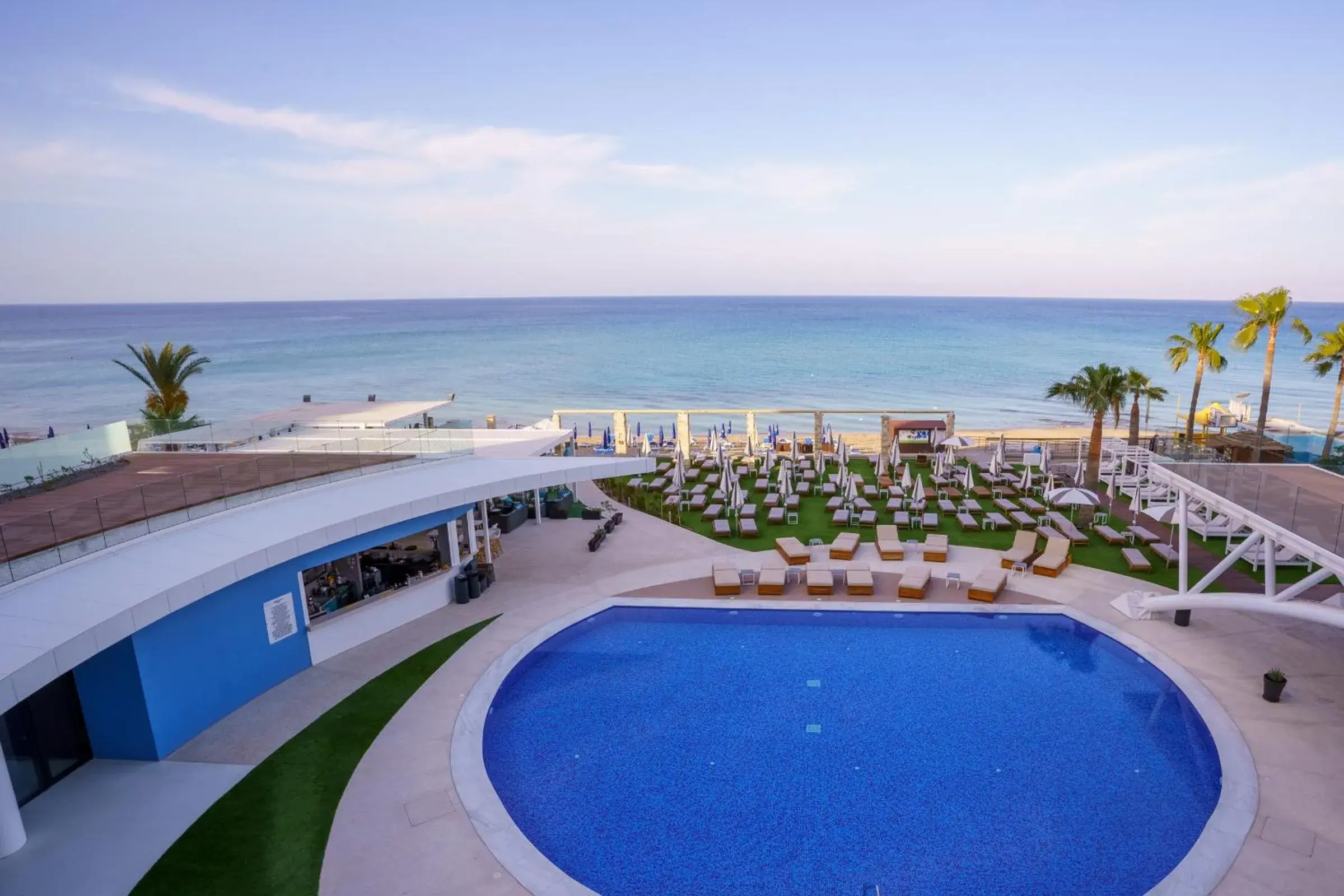 Pool view in Flamingo Paradise Beach Hotel - Adults Only Pool view in Flamingo Paradise Beach Hotel - Adults Only