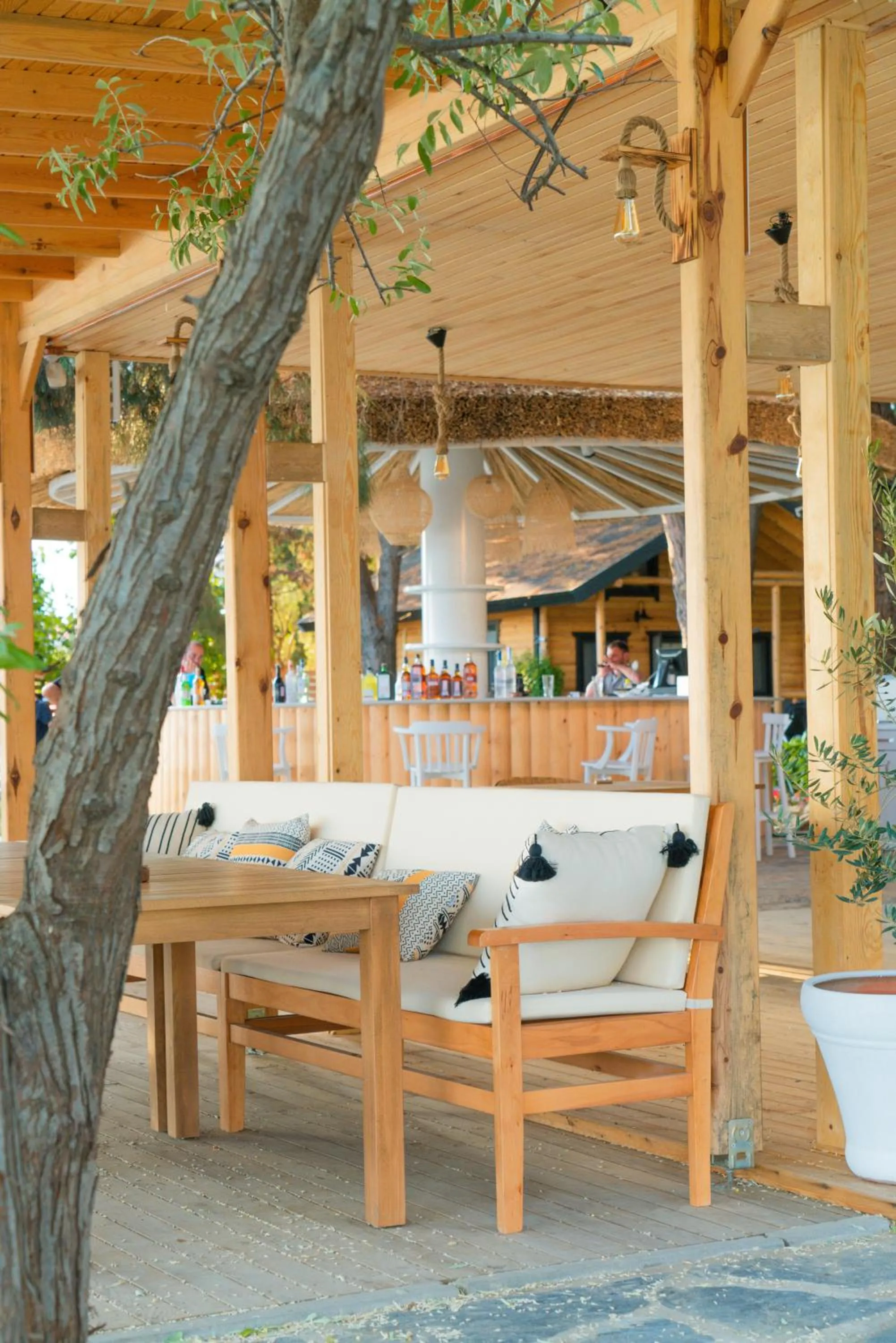 Restaurant/places to eat in Pino Mar Luxury Bungalows