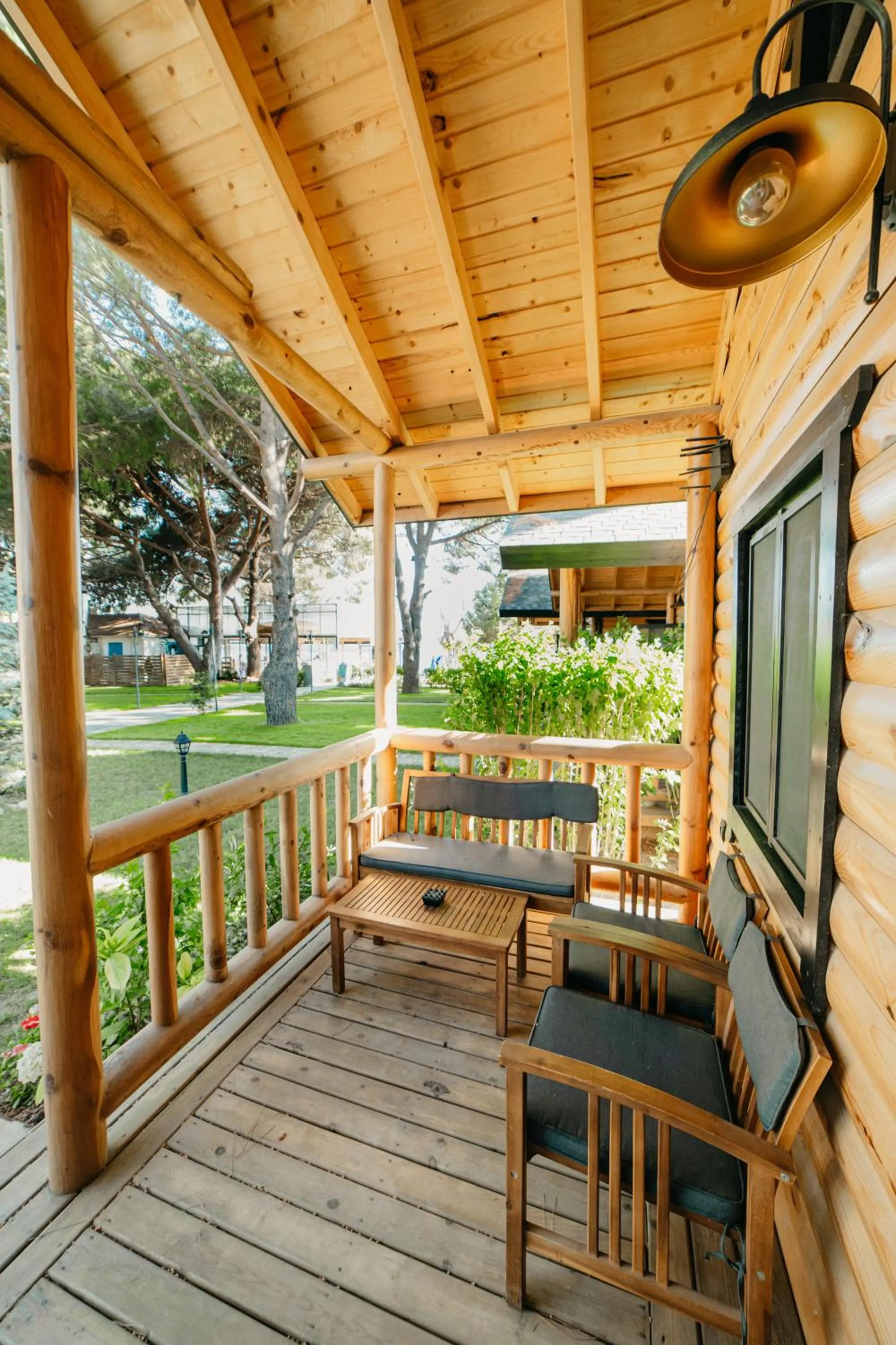 Patio in Pino Mar Luxury Bungalows