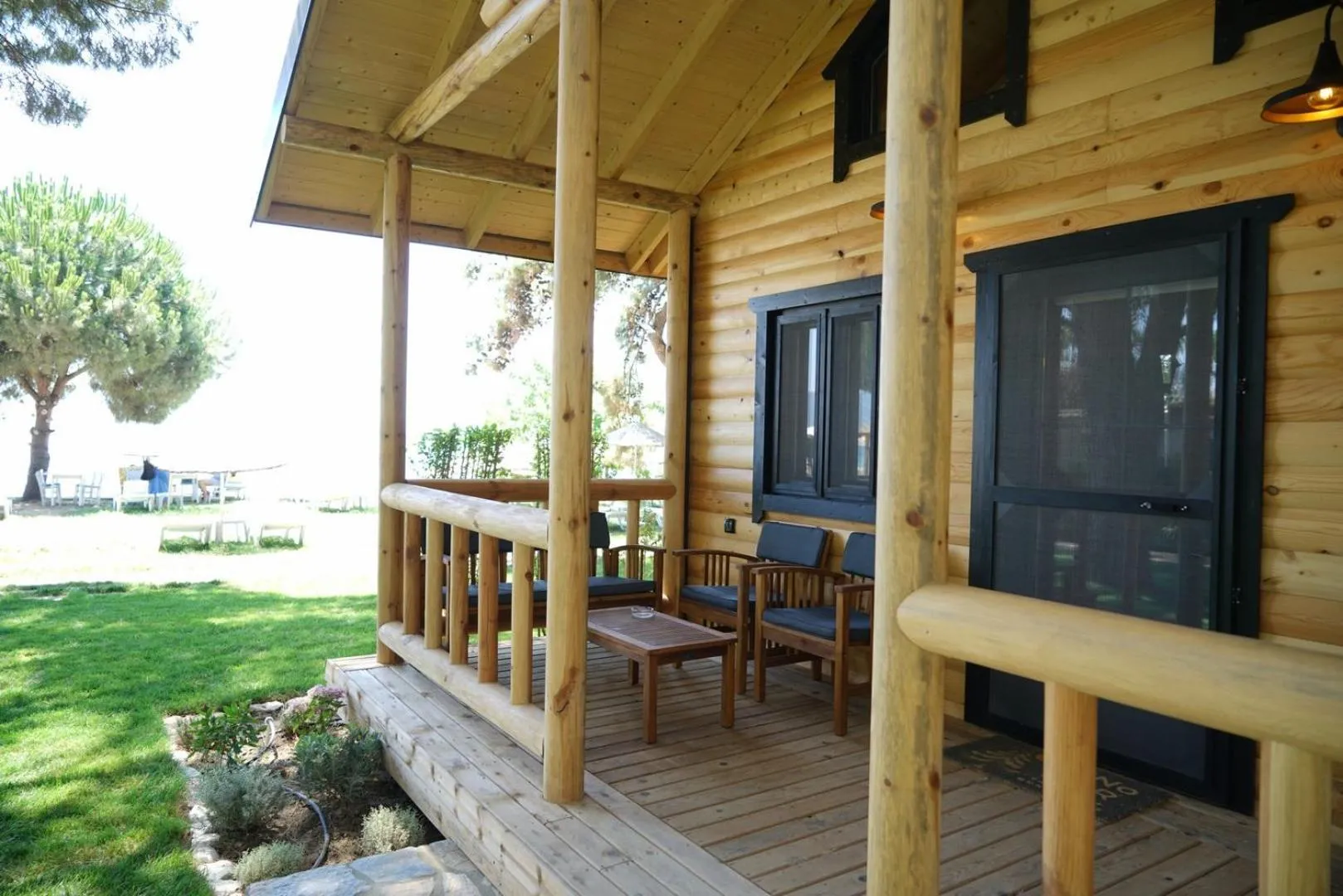 Patio in Pino Mar Luxury Bungalows