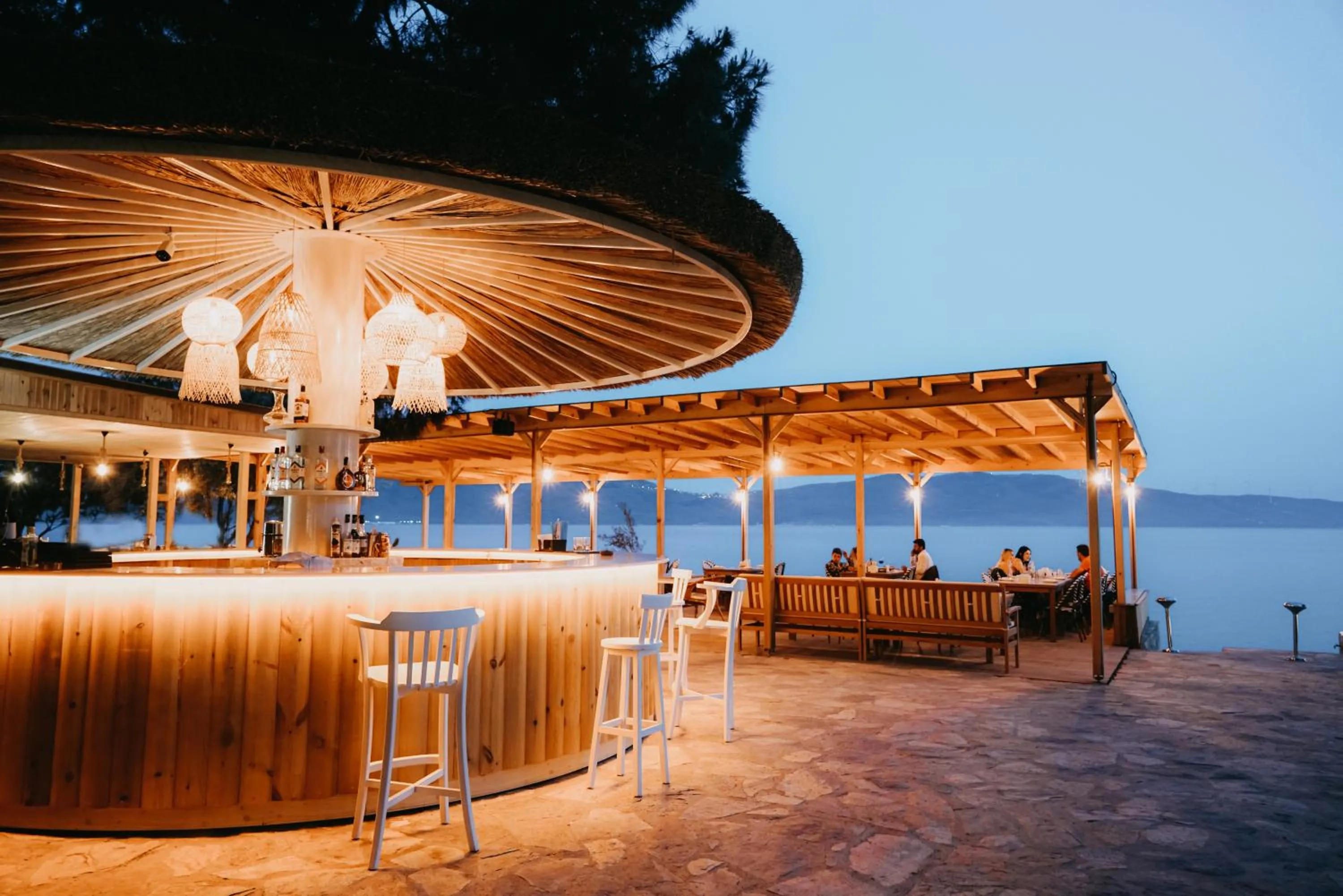 Lounge or bar in Pino Mar Luxury Bungalows