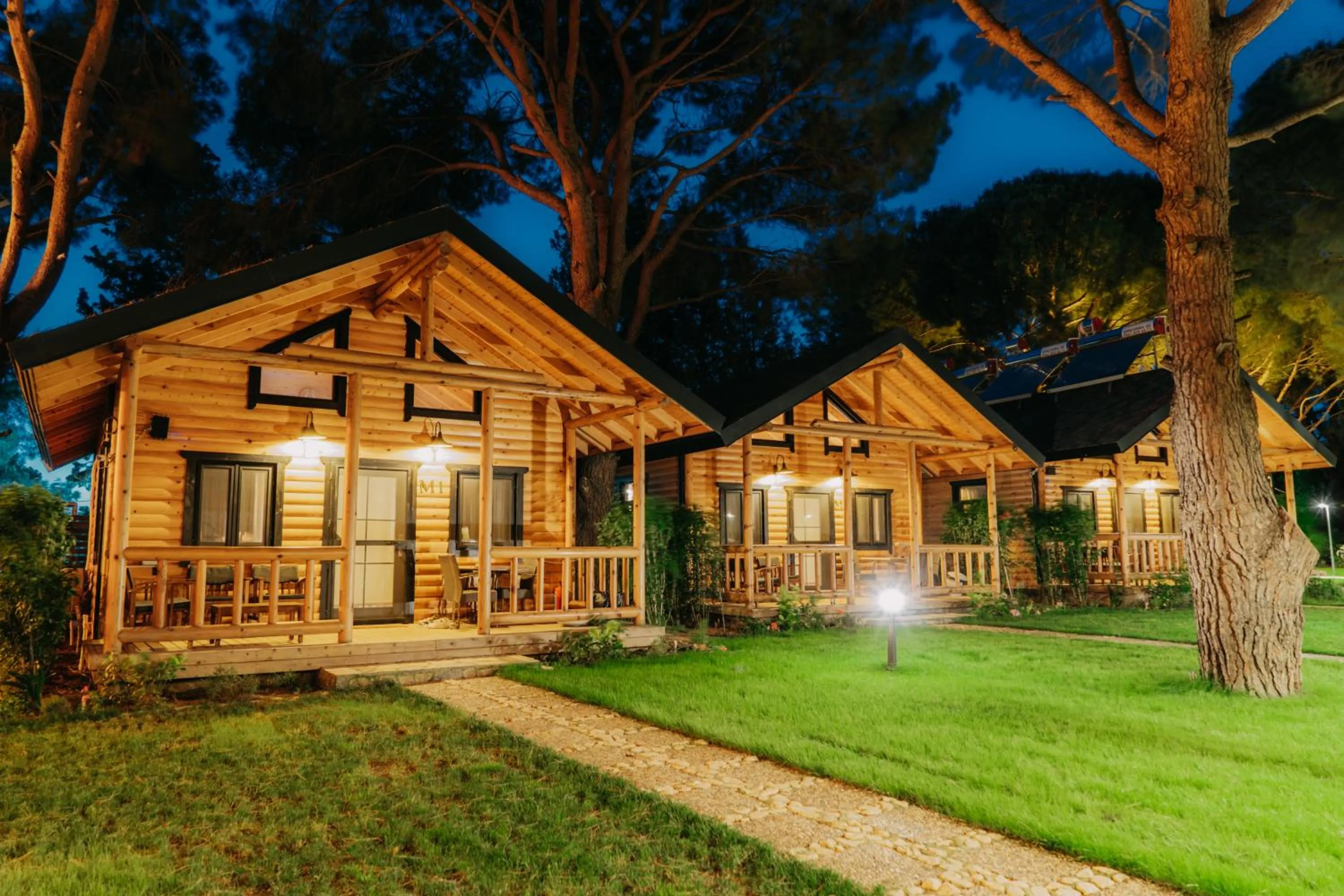 Garden in Pino Mar Luxury Bungalows