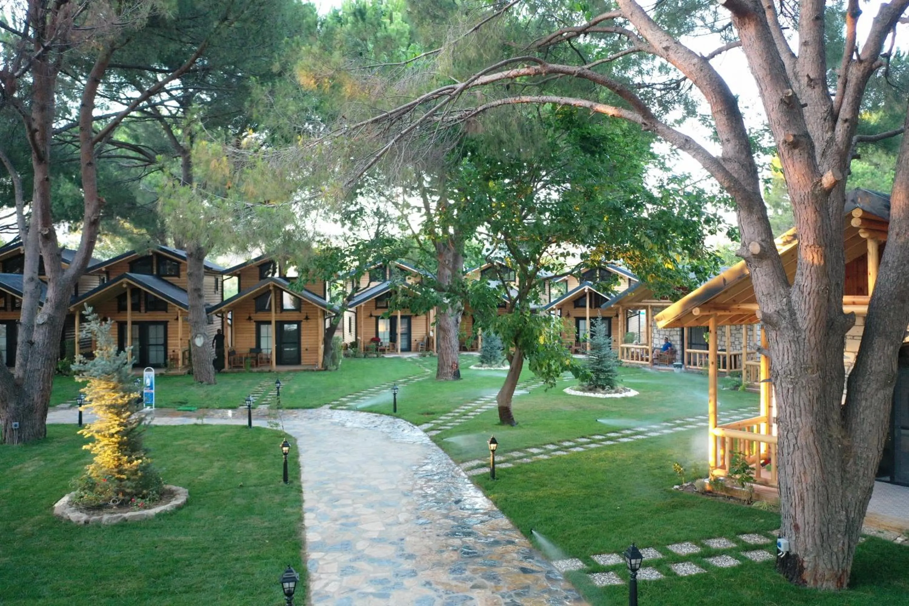 On site in Pino Mar Luxury Bungalows
