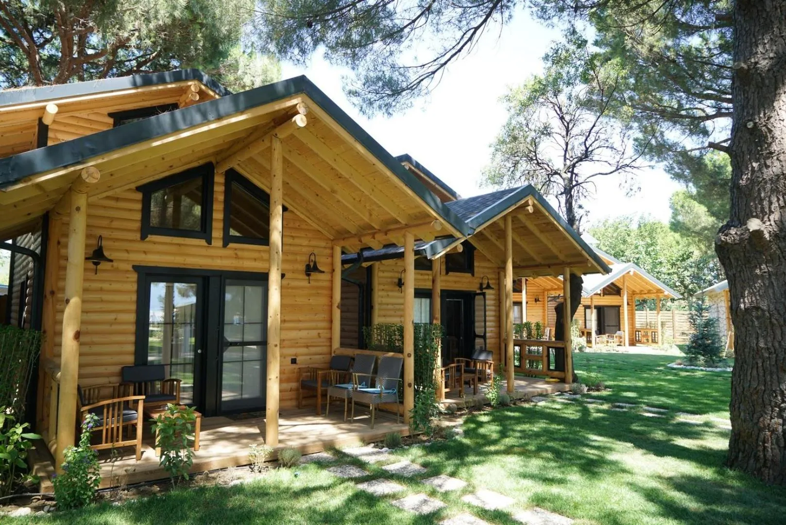 Patio in Pino Mar Luxury Bungalows