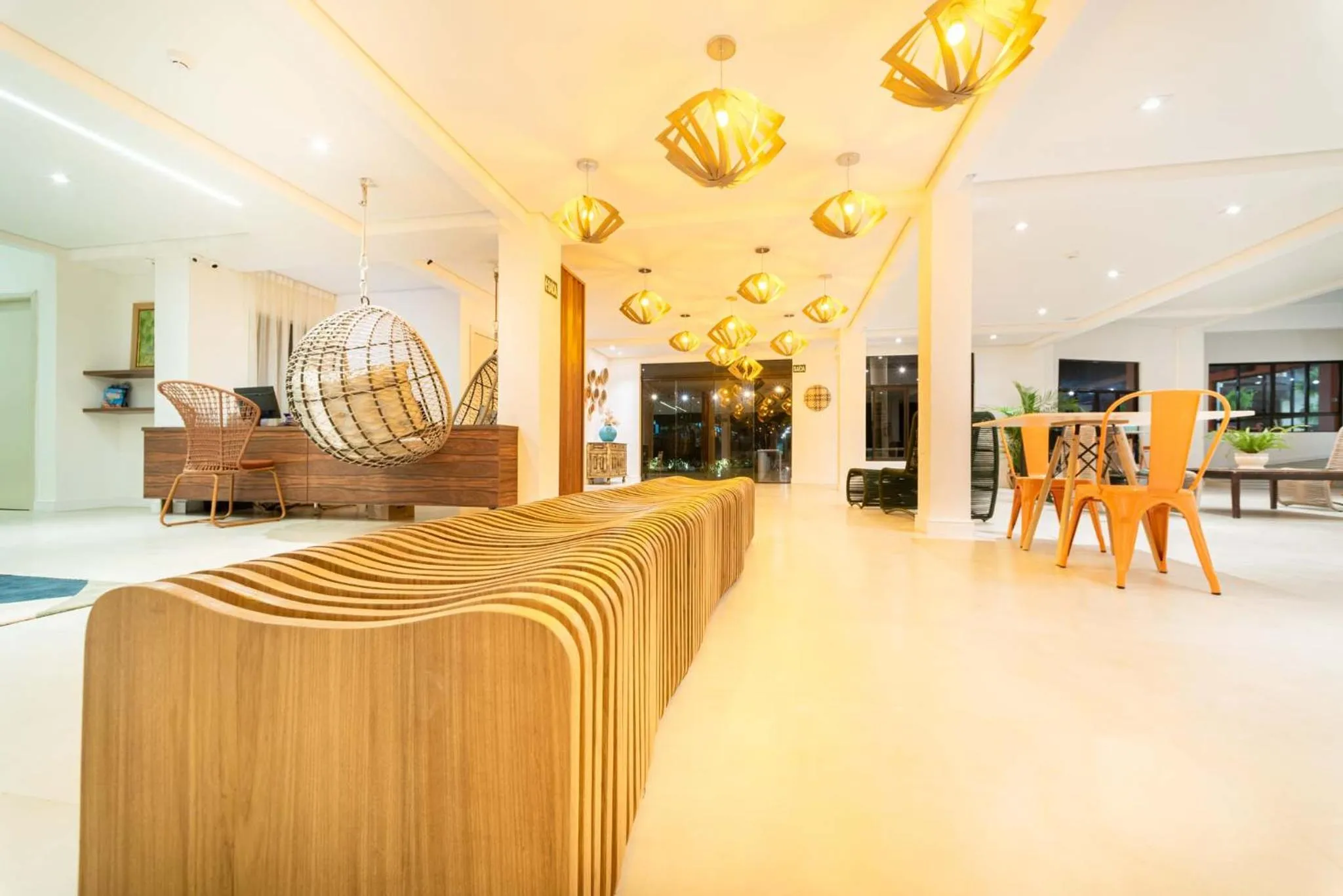 Lobby or reception in Rizzu Marina Hotel