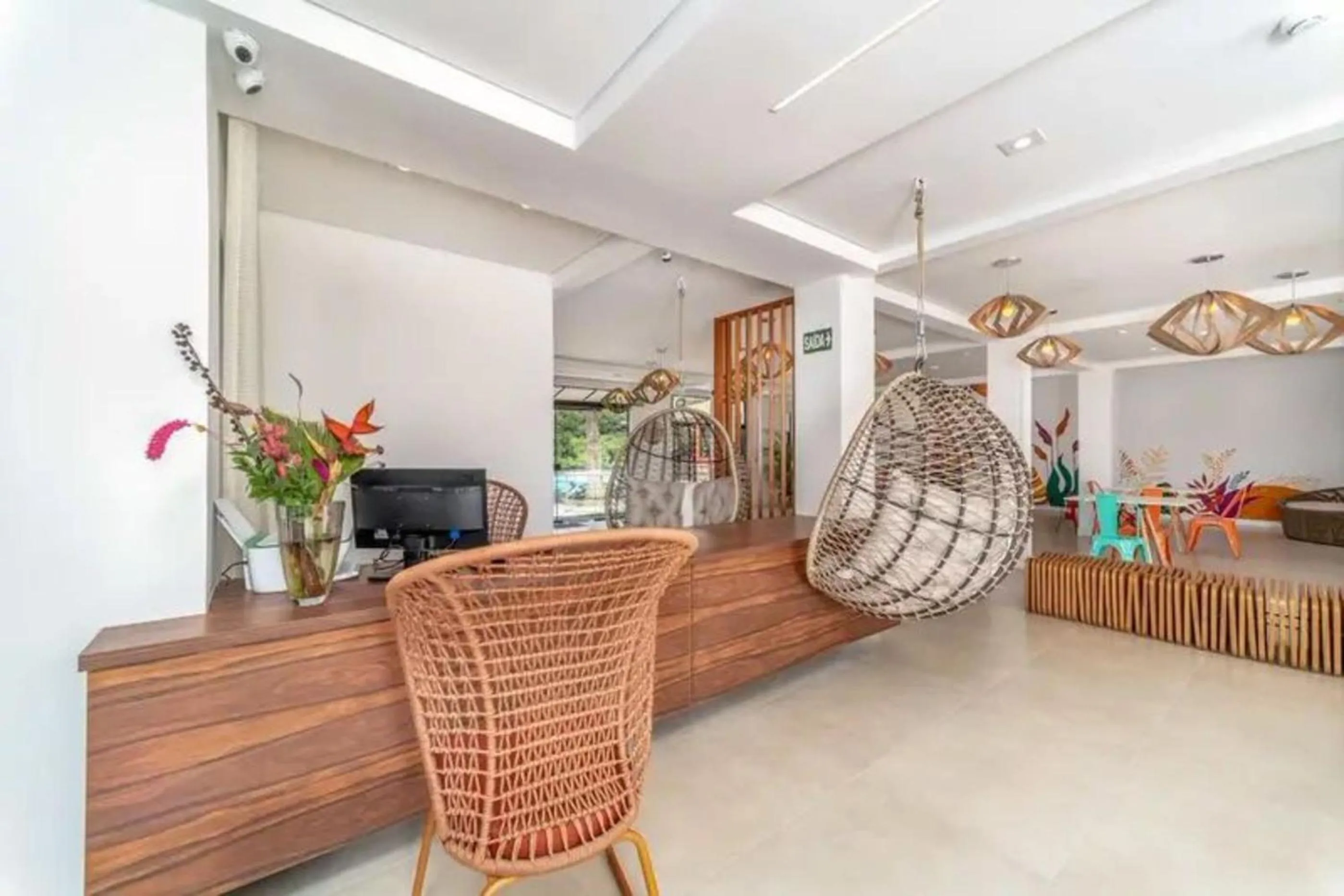 Lobby or reception in Rizzu Marina Hotel