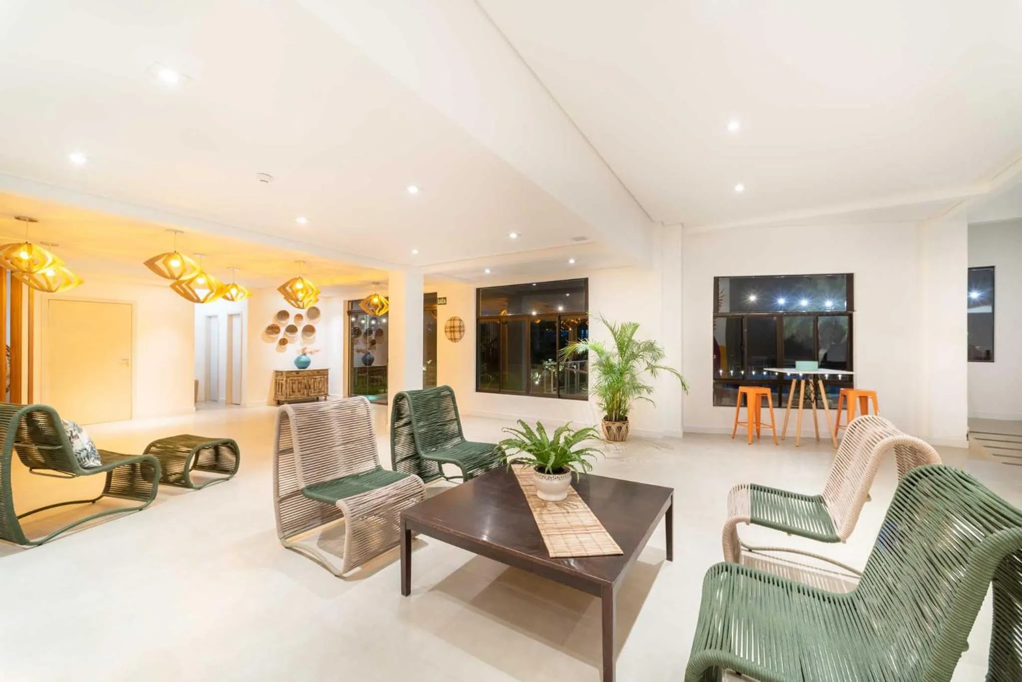 Seating area in Rizzu Marina Hotel