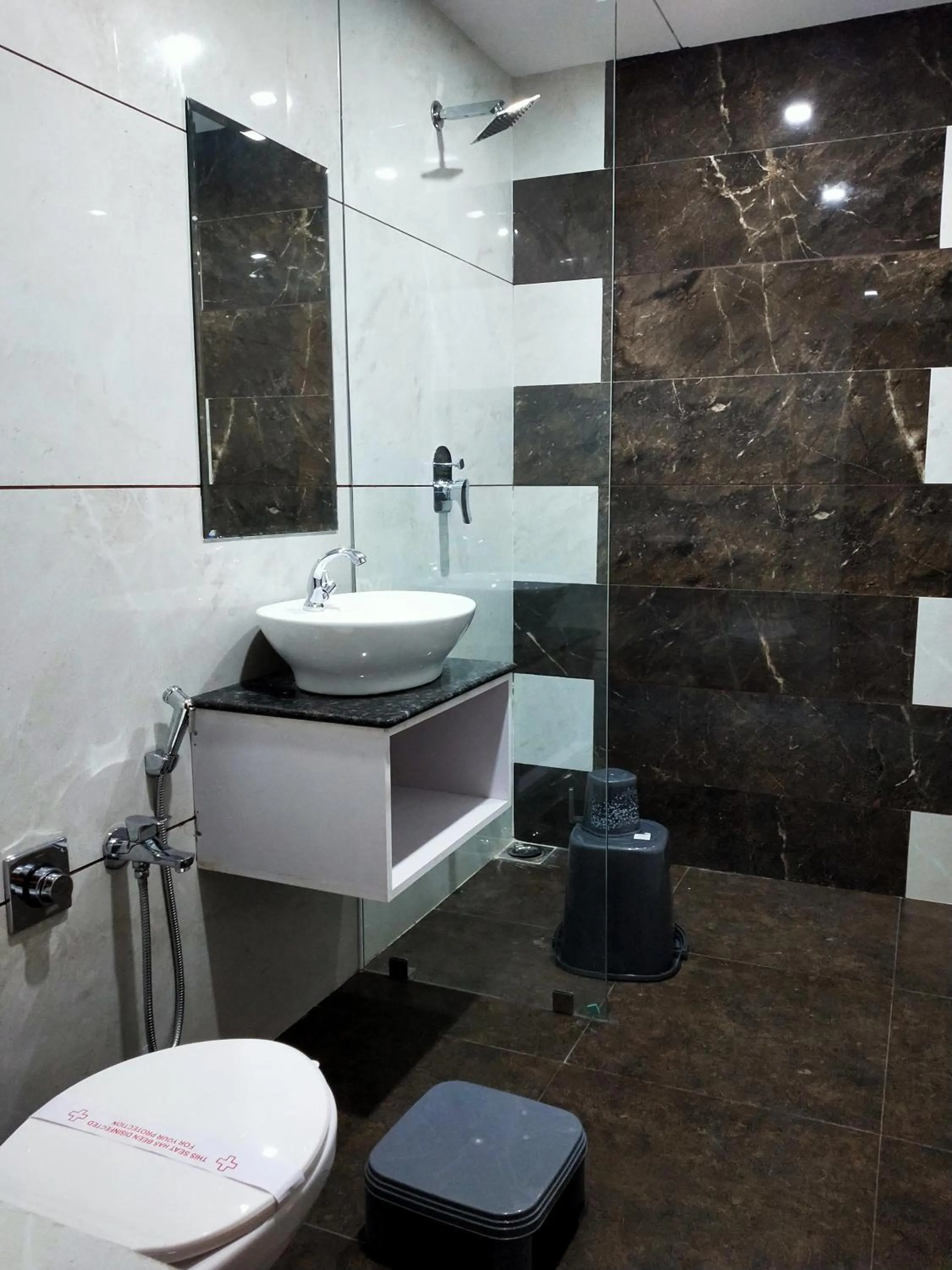 Toilet in Hotel The Grand Piano - Best Business Hotel in Patan