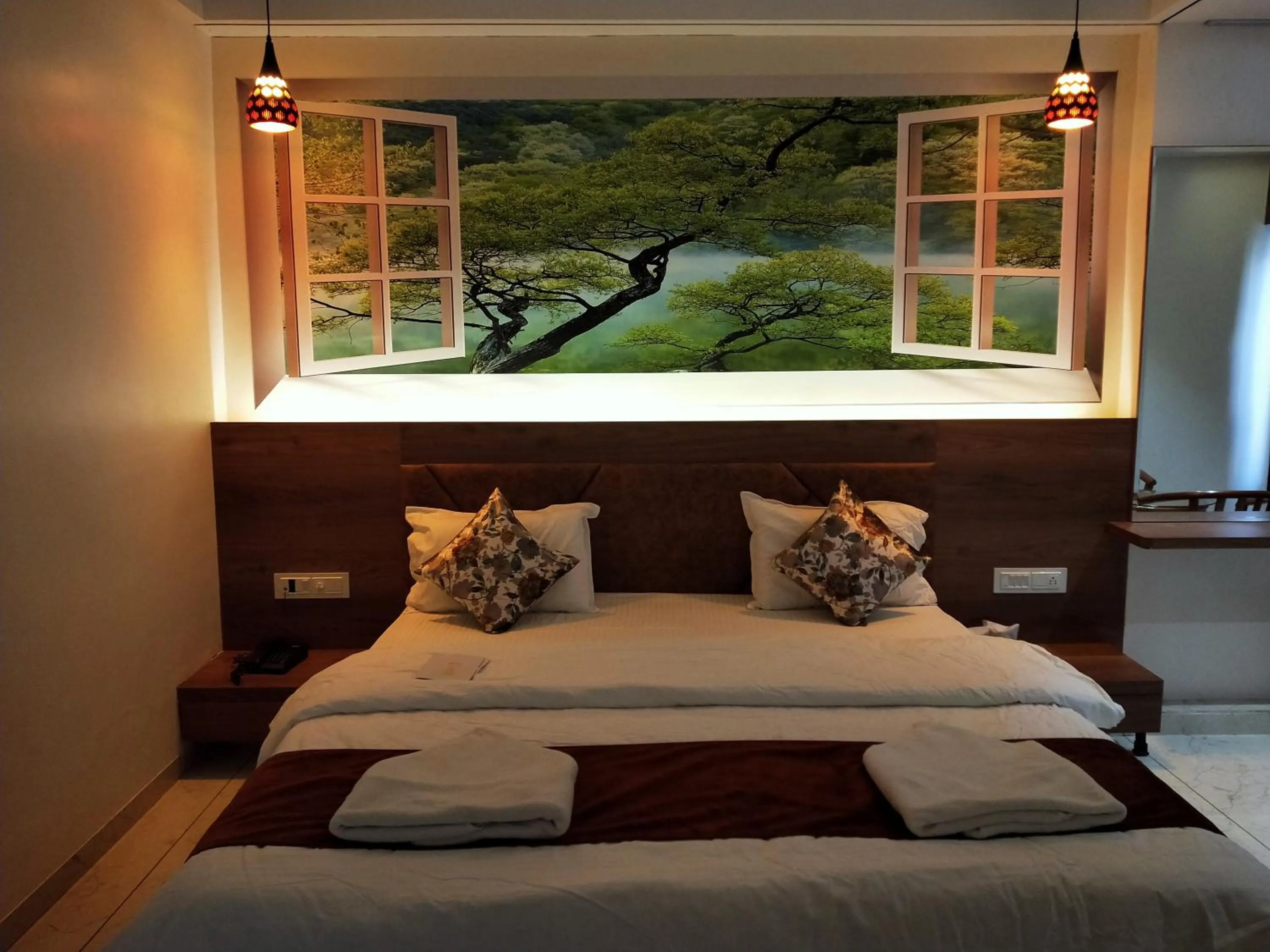 Bed in Hotel The Grand Piano - Best Business Hotel in Patan