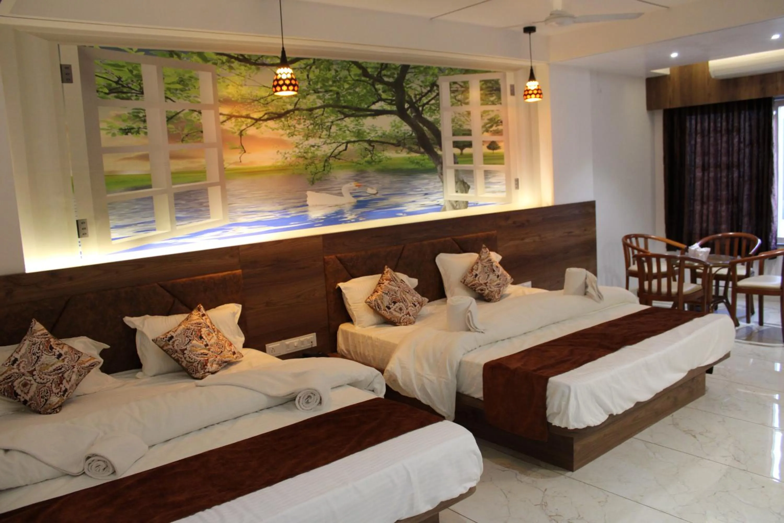 Bed in Hotel The Grand Piano - Best Business Hotel in Patan