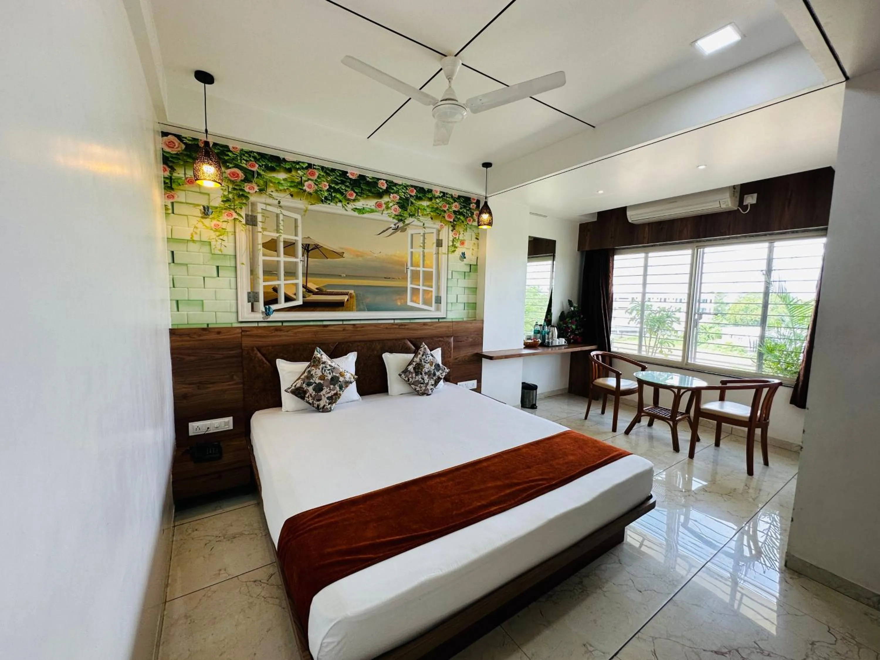 Bedroom, Bed in Hotel The Grand Piano - Best Business Hotel in Patan