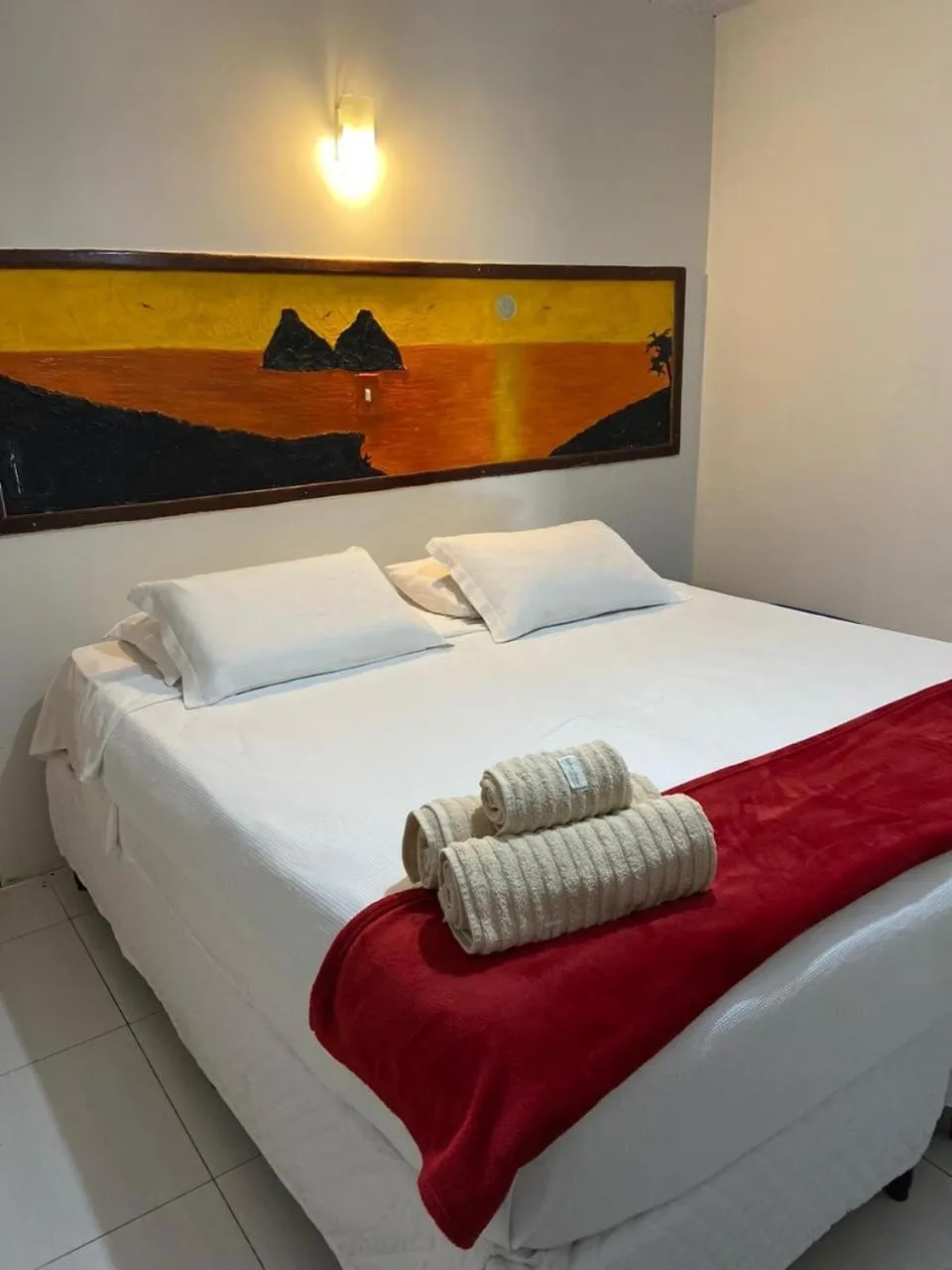 Decorative detail, Bed in Pousada São Silmares