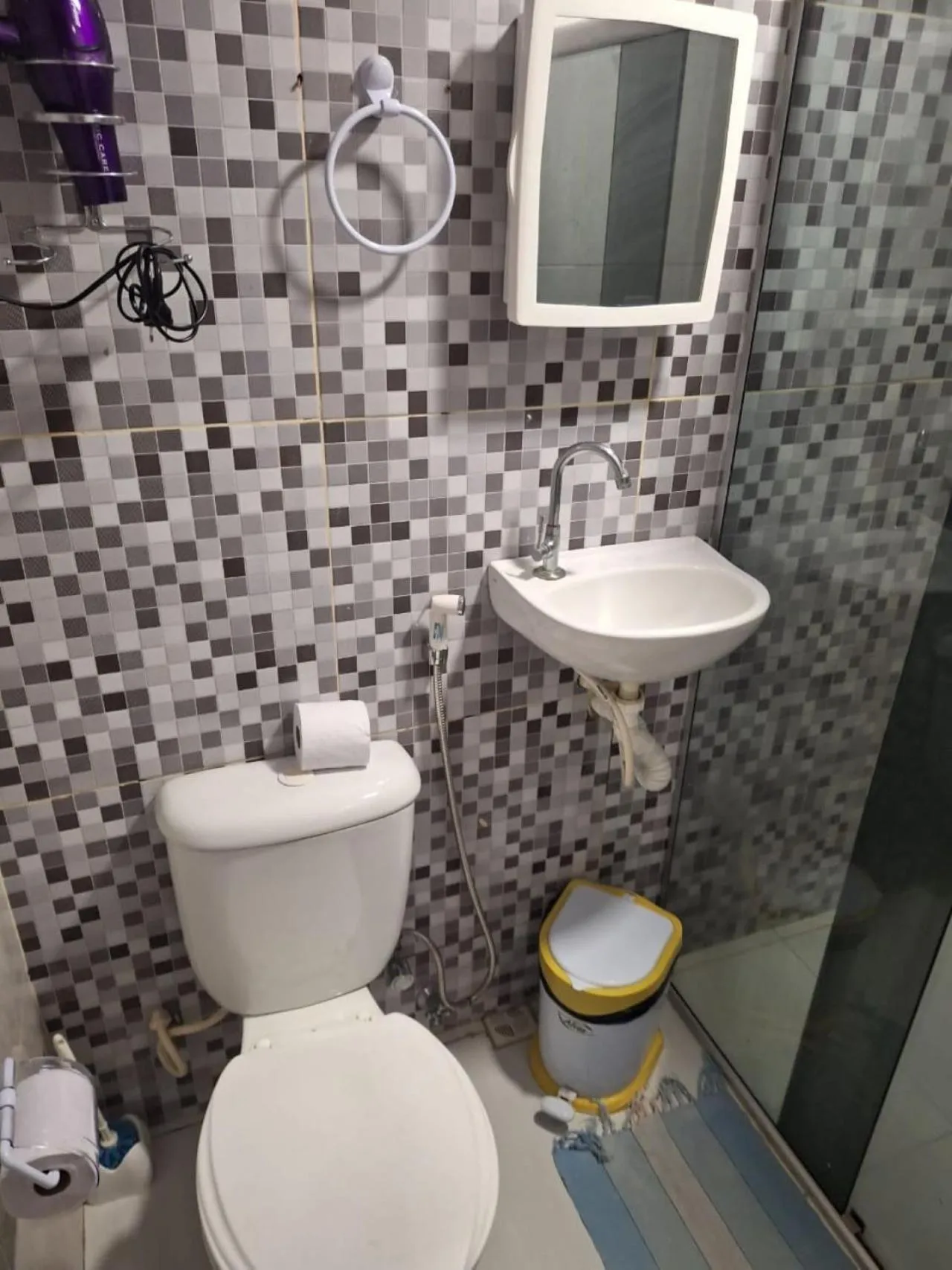 Bathroom in Pousada São Silmares