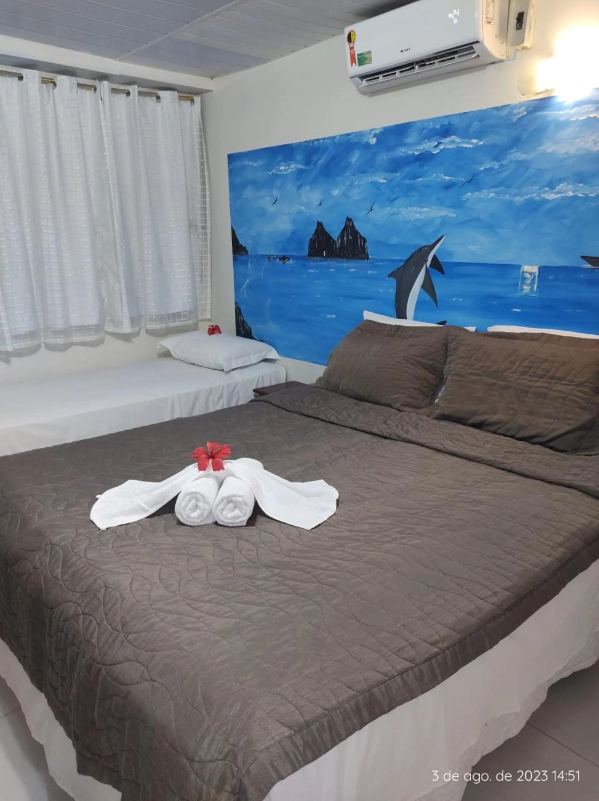 Bedroom, Bed in Pousada São Silmares