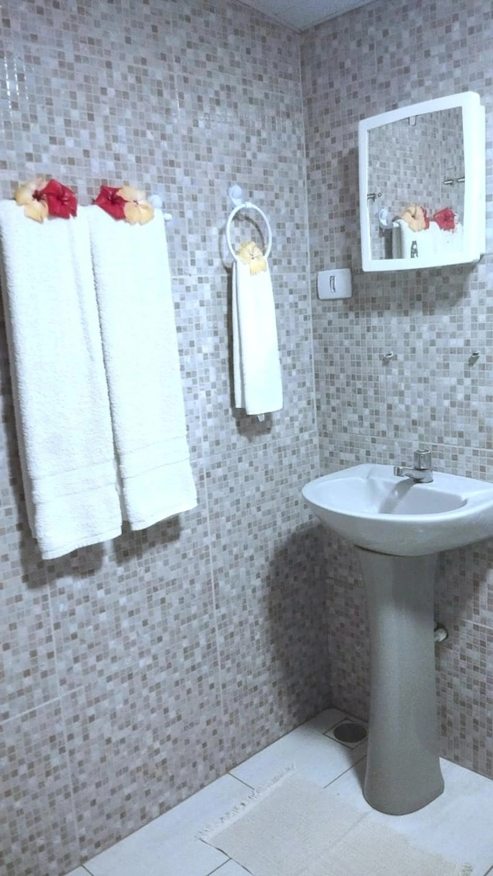 Bathroom in Pousada São Silmares