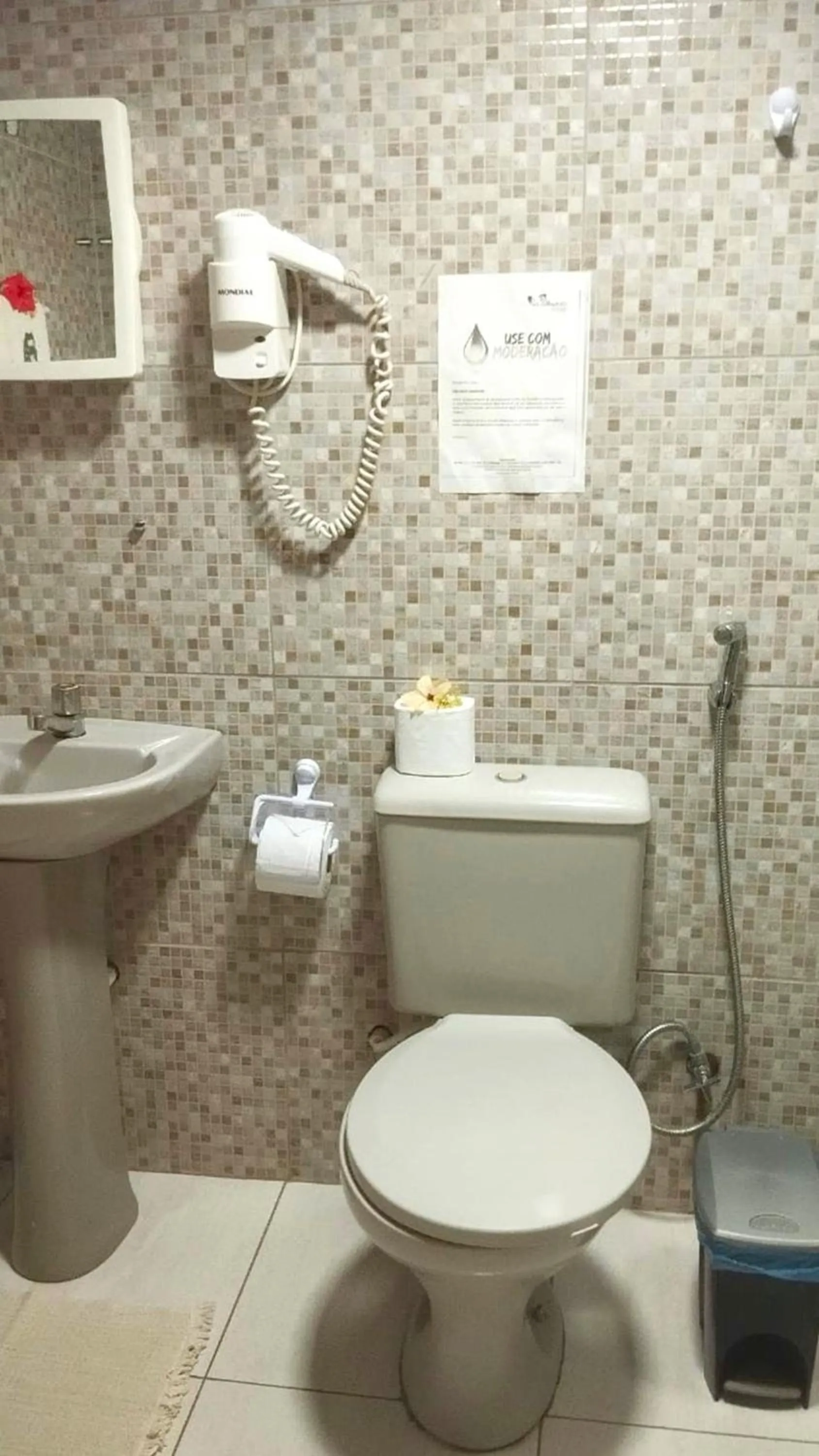 Bathroom in Pousada São Silmares