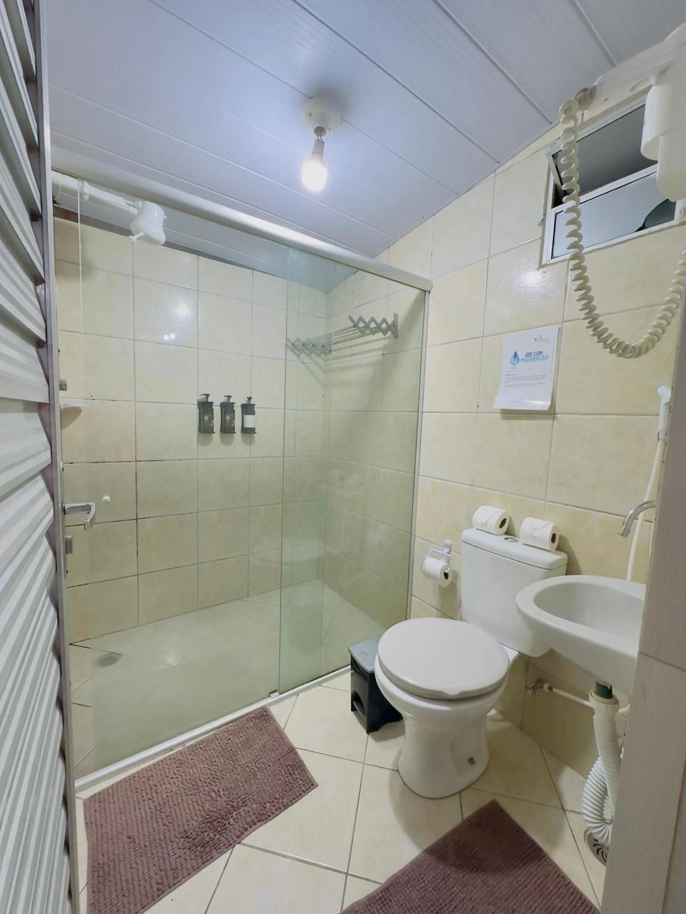 Bathroom in Pousada São Silmares