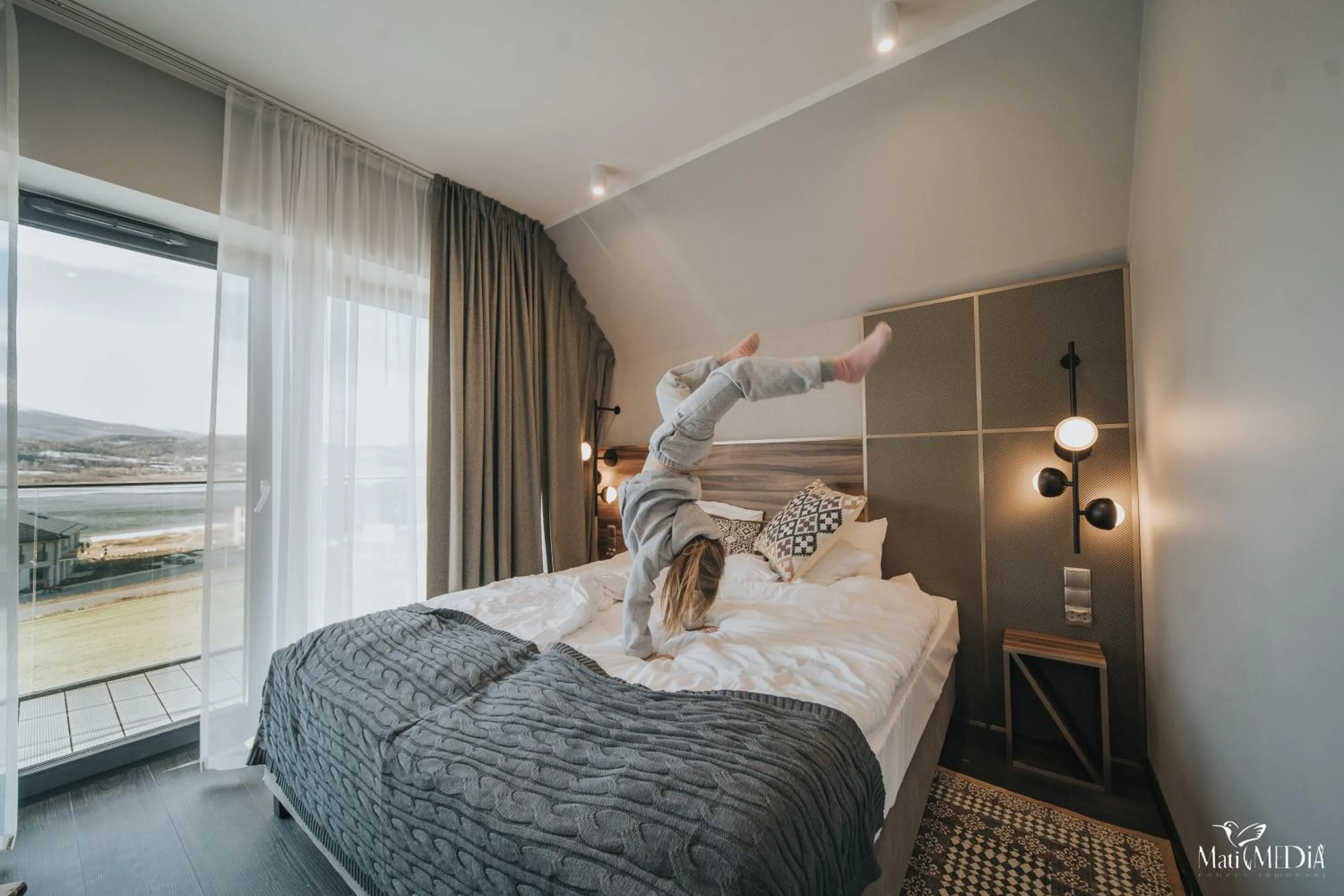 Bed in Lake Hill Karkonosze Apartments