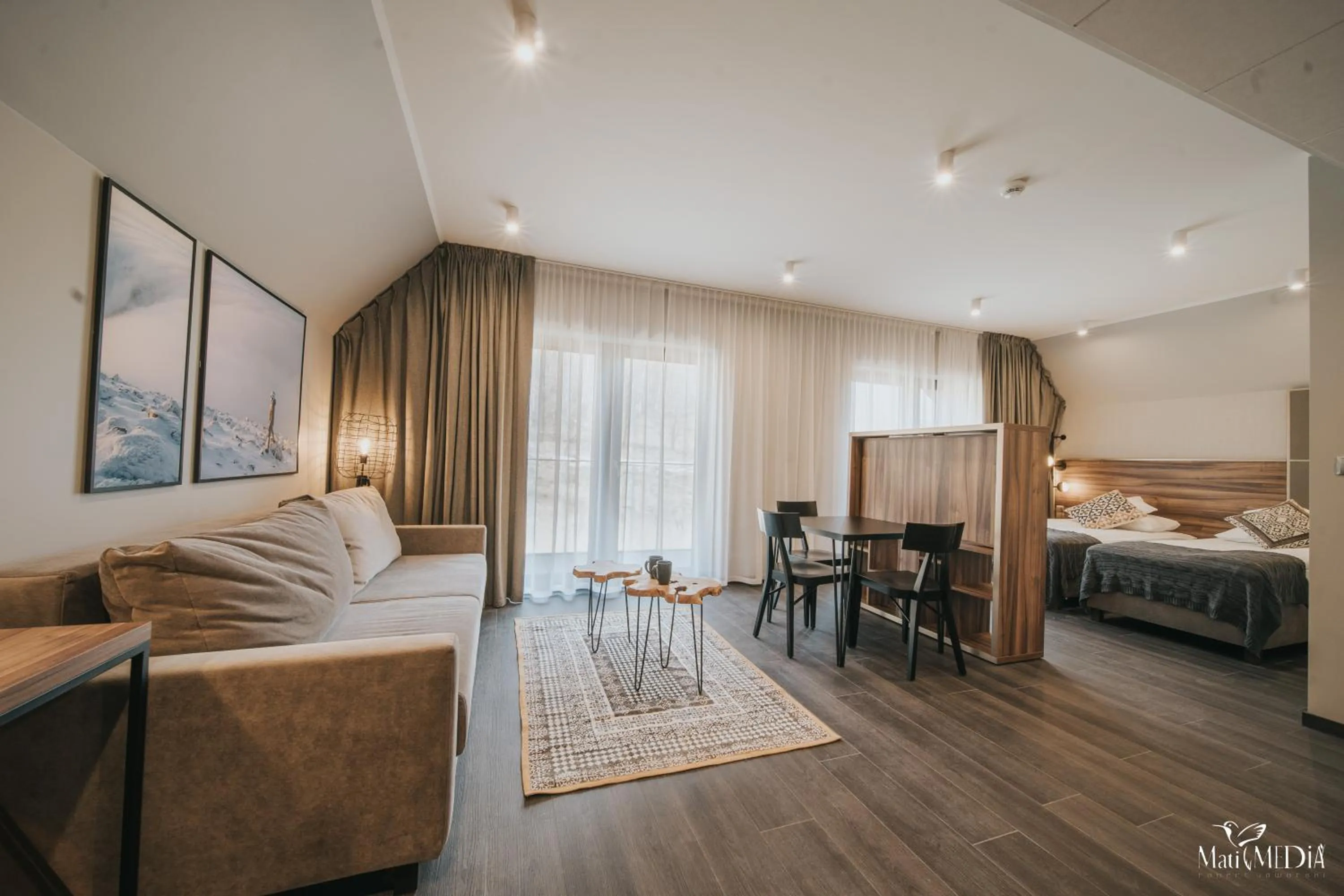 Bed in Lake Hill Karkonosze Apartments