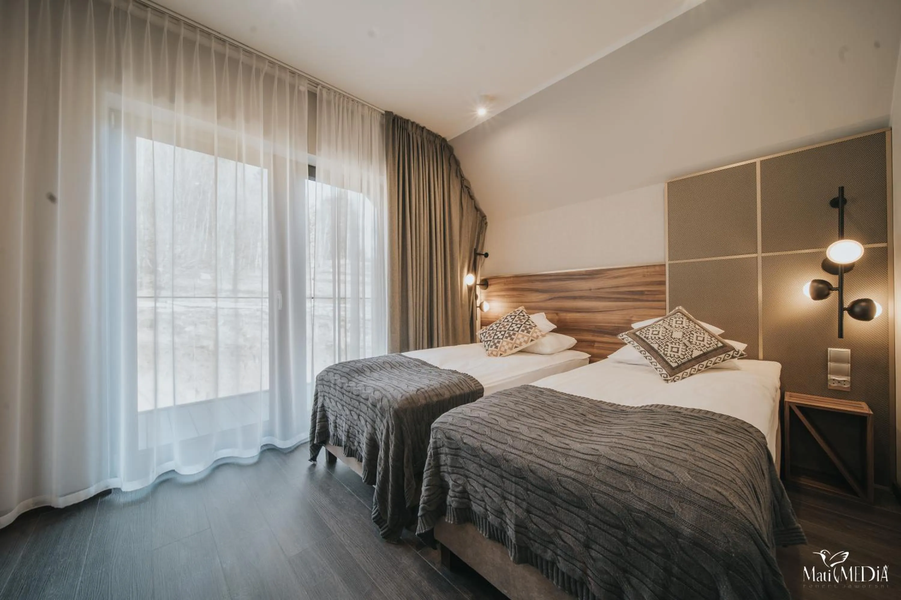 Bed in Lake Hill Karkonosze Apartments