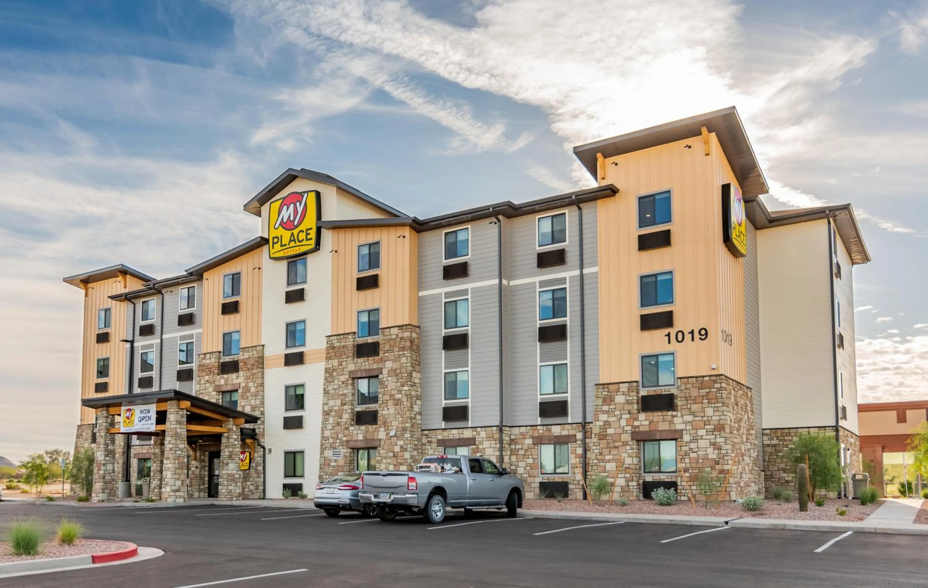 Property building in My Place Hotel-Phoenix West/Buckeye, AZ