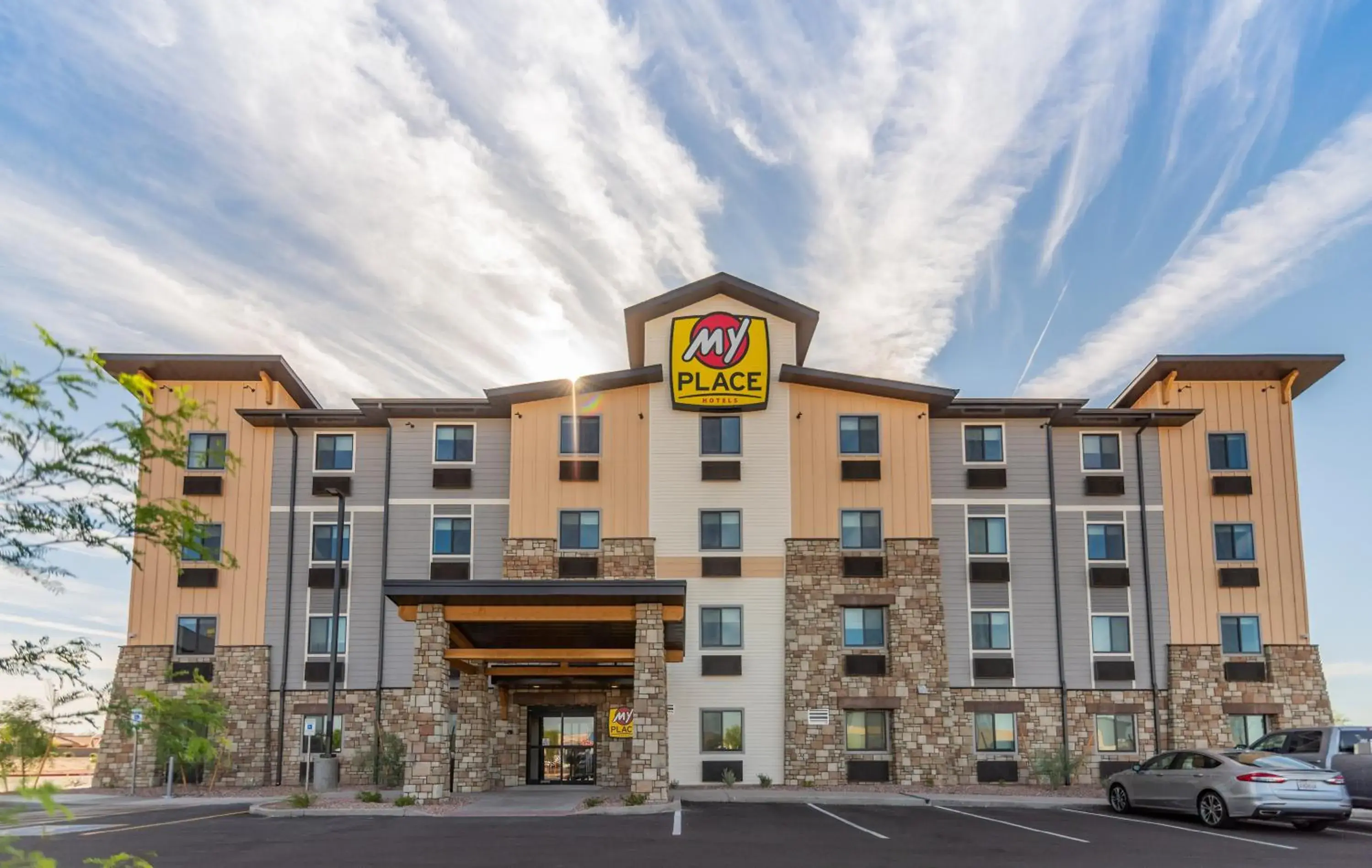 Property building in My Place Hotel-Phoenix West/Buckeye, AZ Property building in My Place Hotel-Phoenix West/Buckeye, AZ