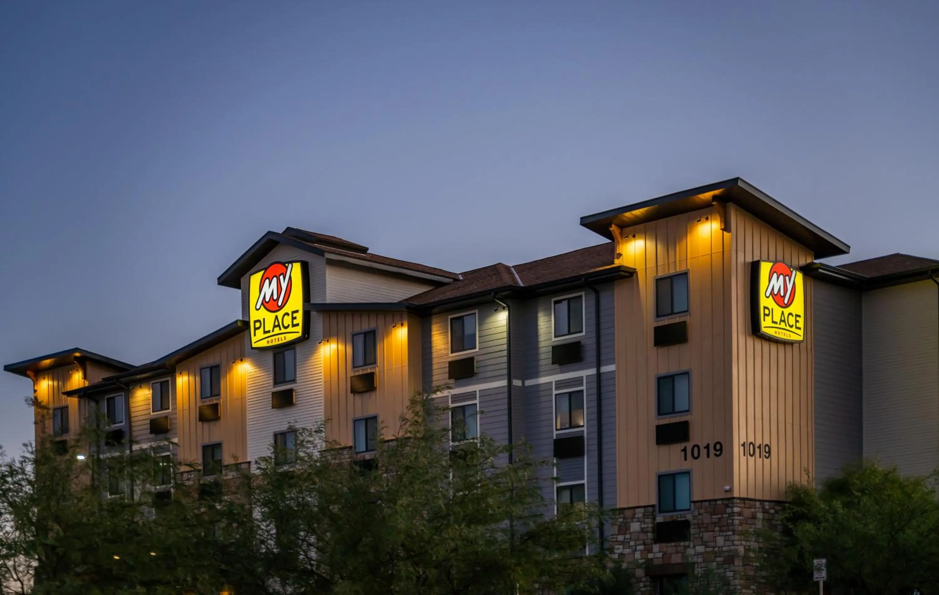 Property building in My Place Hotel-Phoenix West/Buckeye, AZ