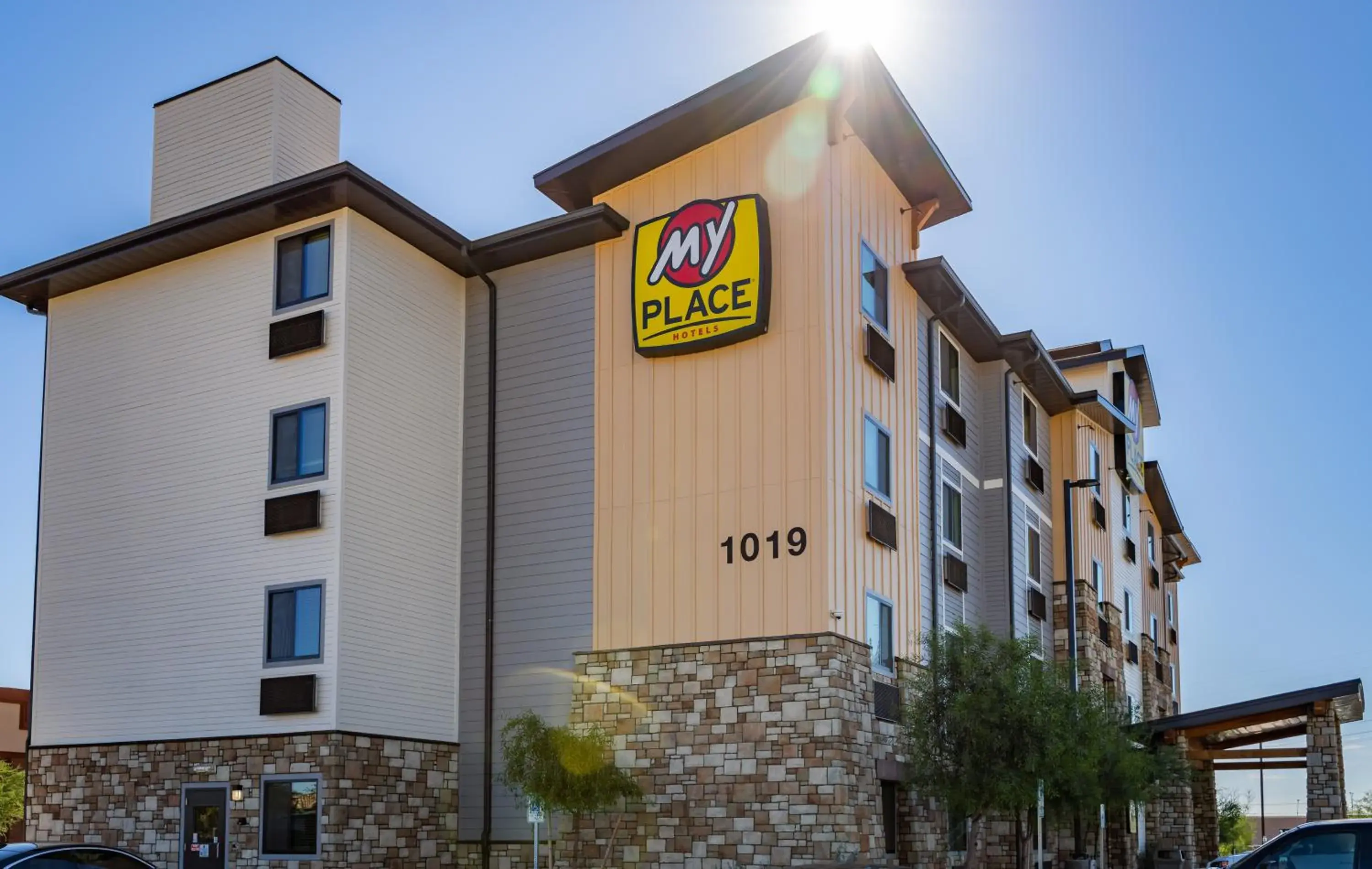 Property building in My Place Hotel-Phoenix West/Buckeye, AZ Property building in My Place Hotel-Phoenix West/Buckeye, AZ