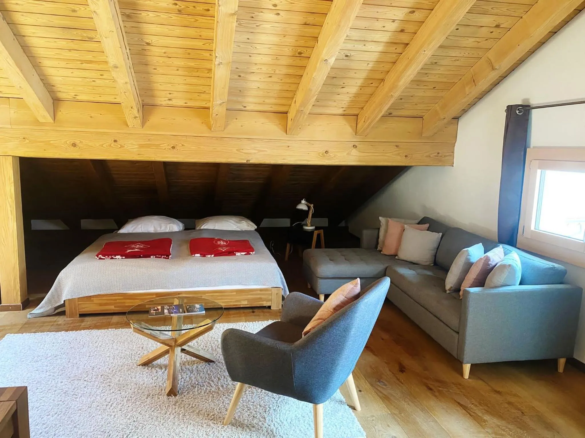 Bed in Arsa Lodge Silvaplana