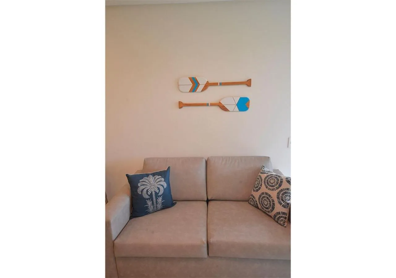 Living room in Flat Beach Class Muro Alto 1107