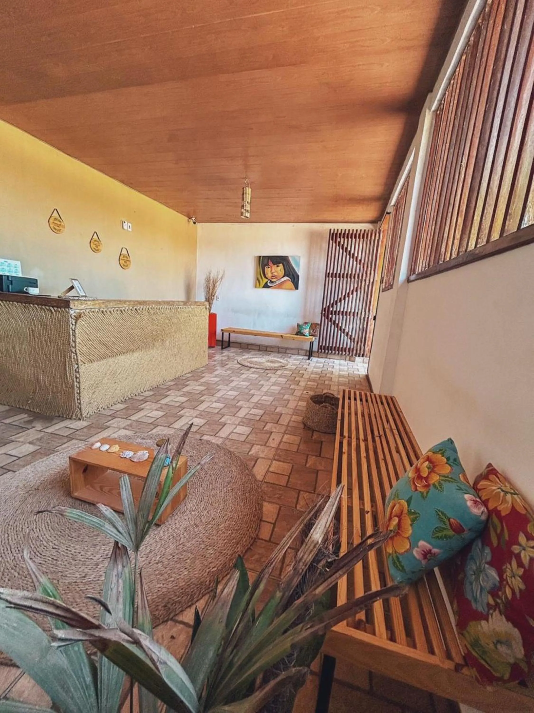 Lobby or reception in Uru Pousada