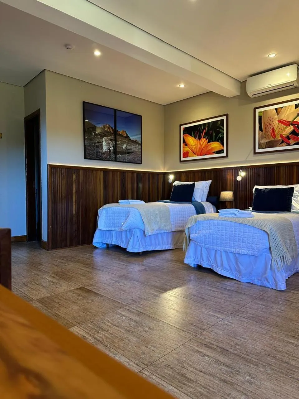 Bed in Pousada das Lavandas