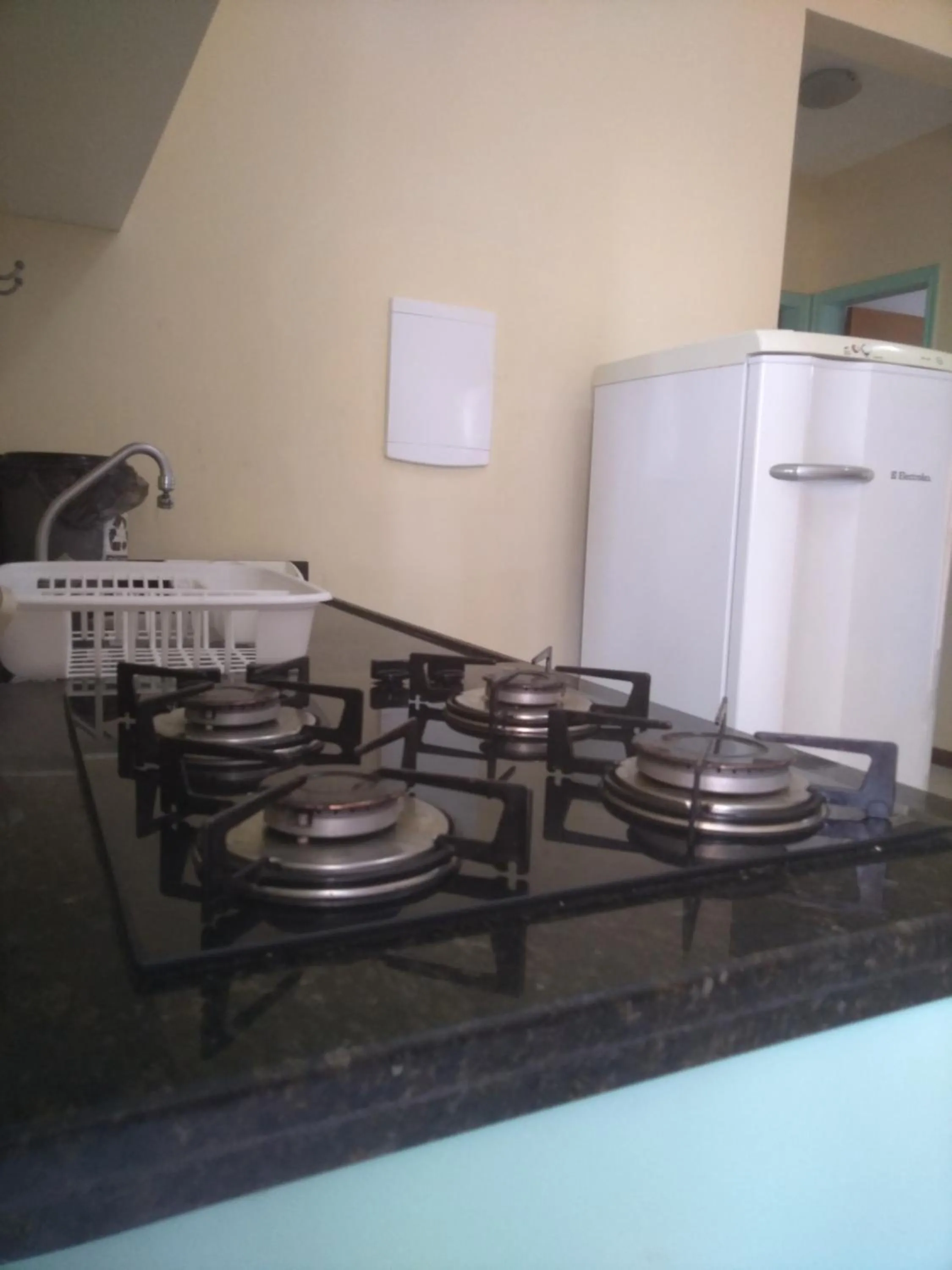 Kitchen or kitchenette in Condomínio Flat La Perla