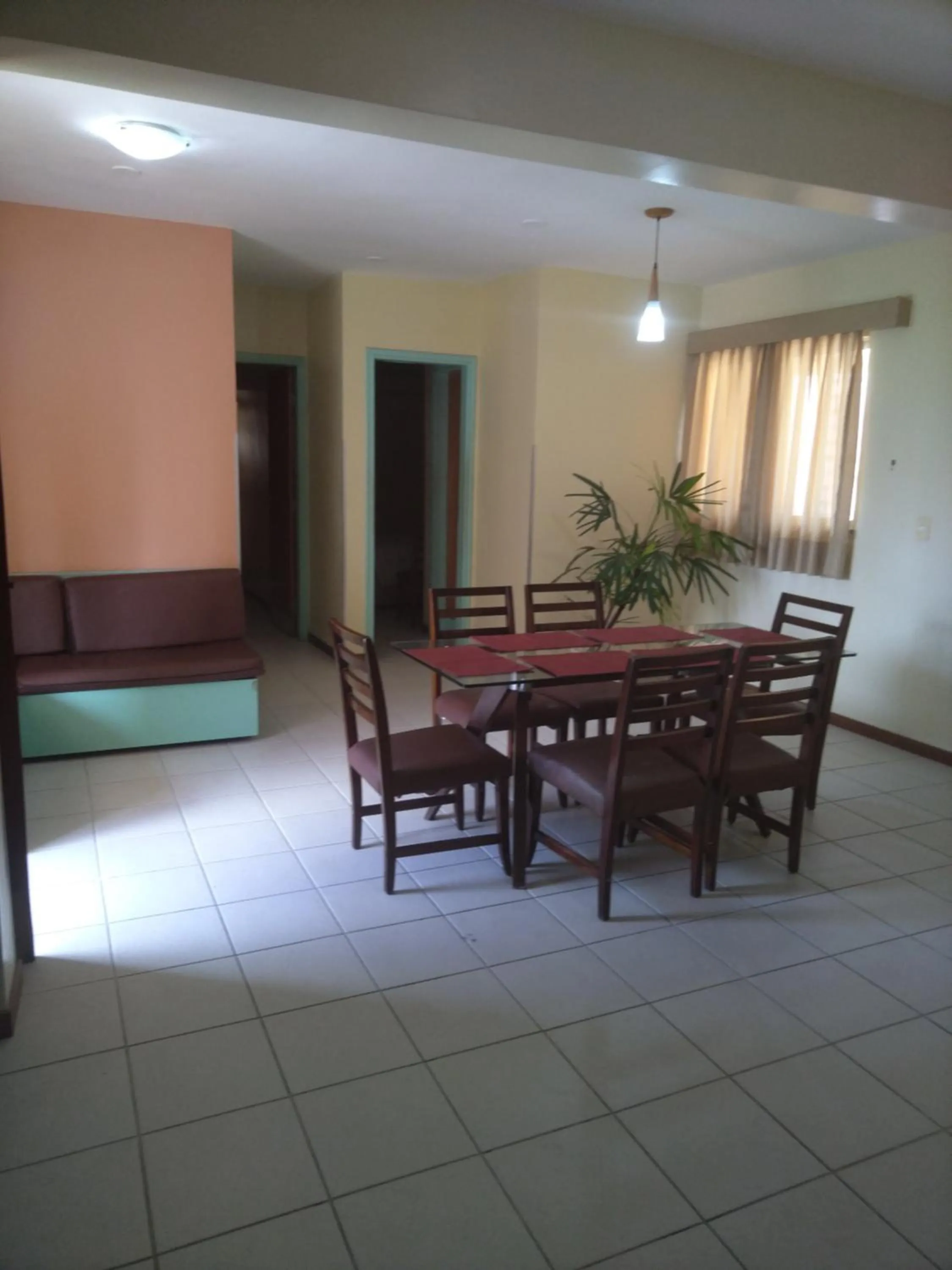 Seating area in Condomínio Flat La Perla