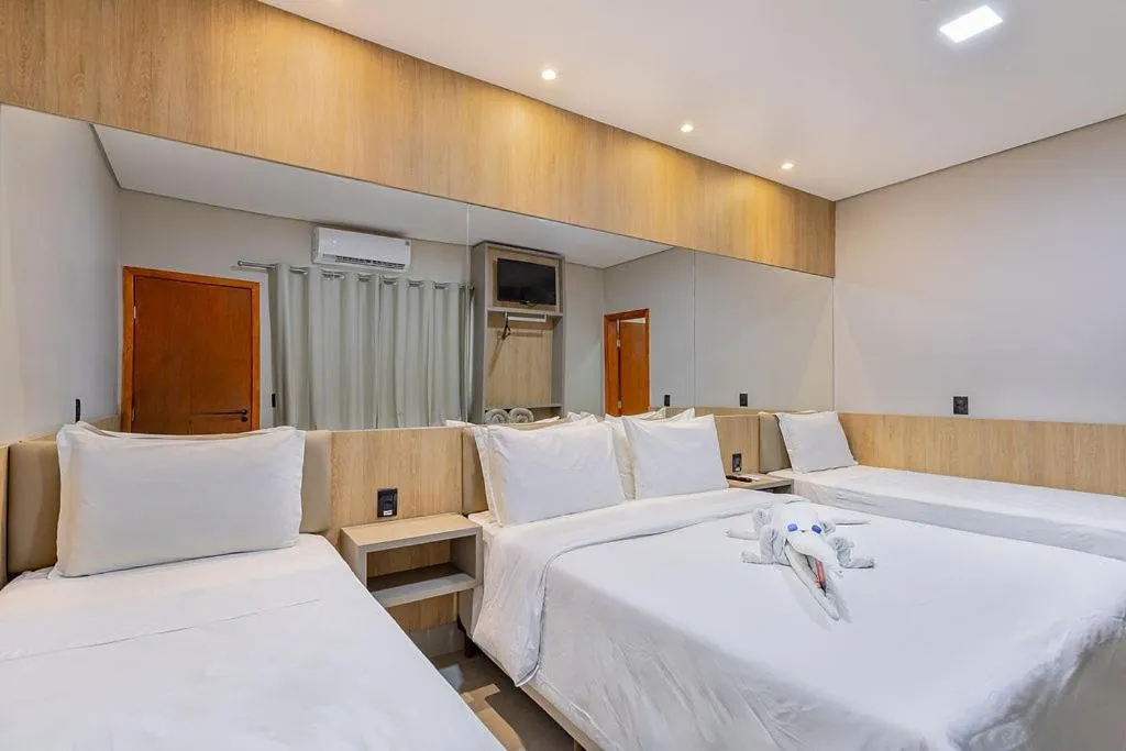 Bedroom, Bed in Pousada Villas - Bonito