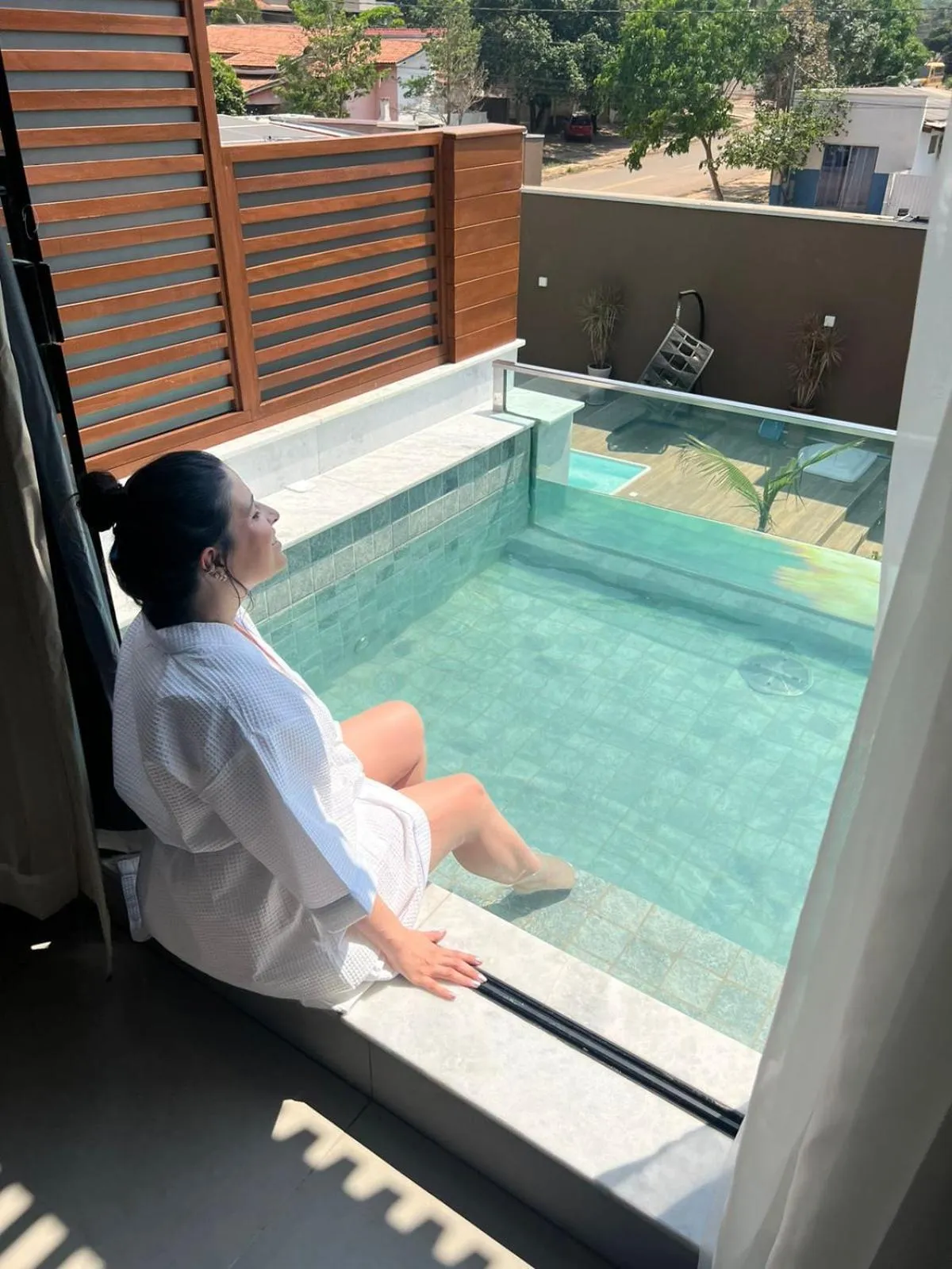 Swimming pool in Pousada Villas - Bonito