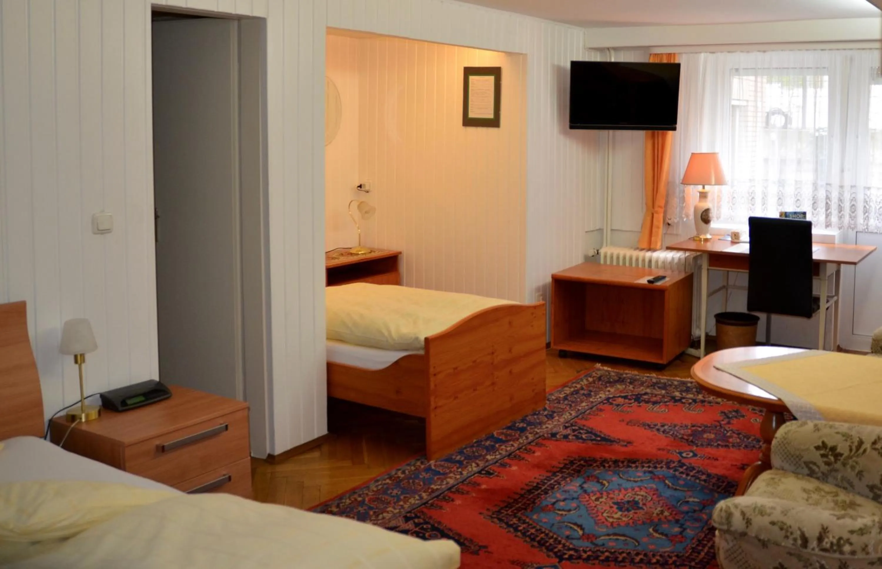 Photo of the whole room, Bed in Hotel Waldersee