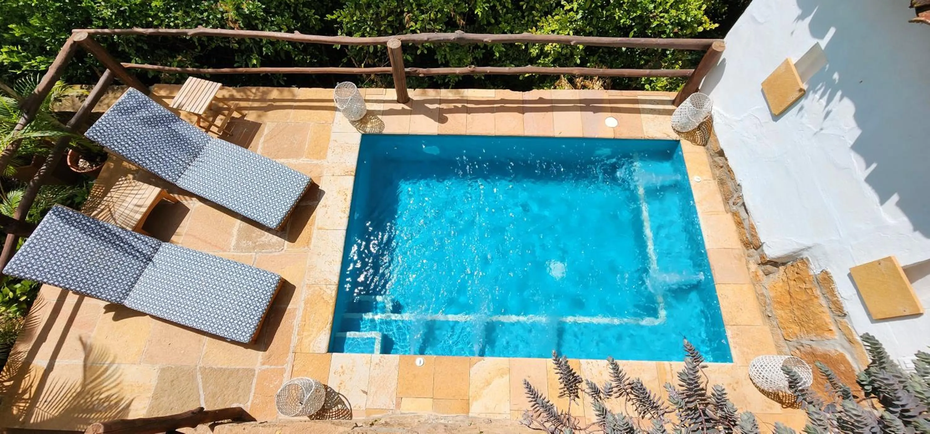 Pool view in Casa Yahri