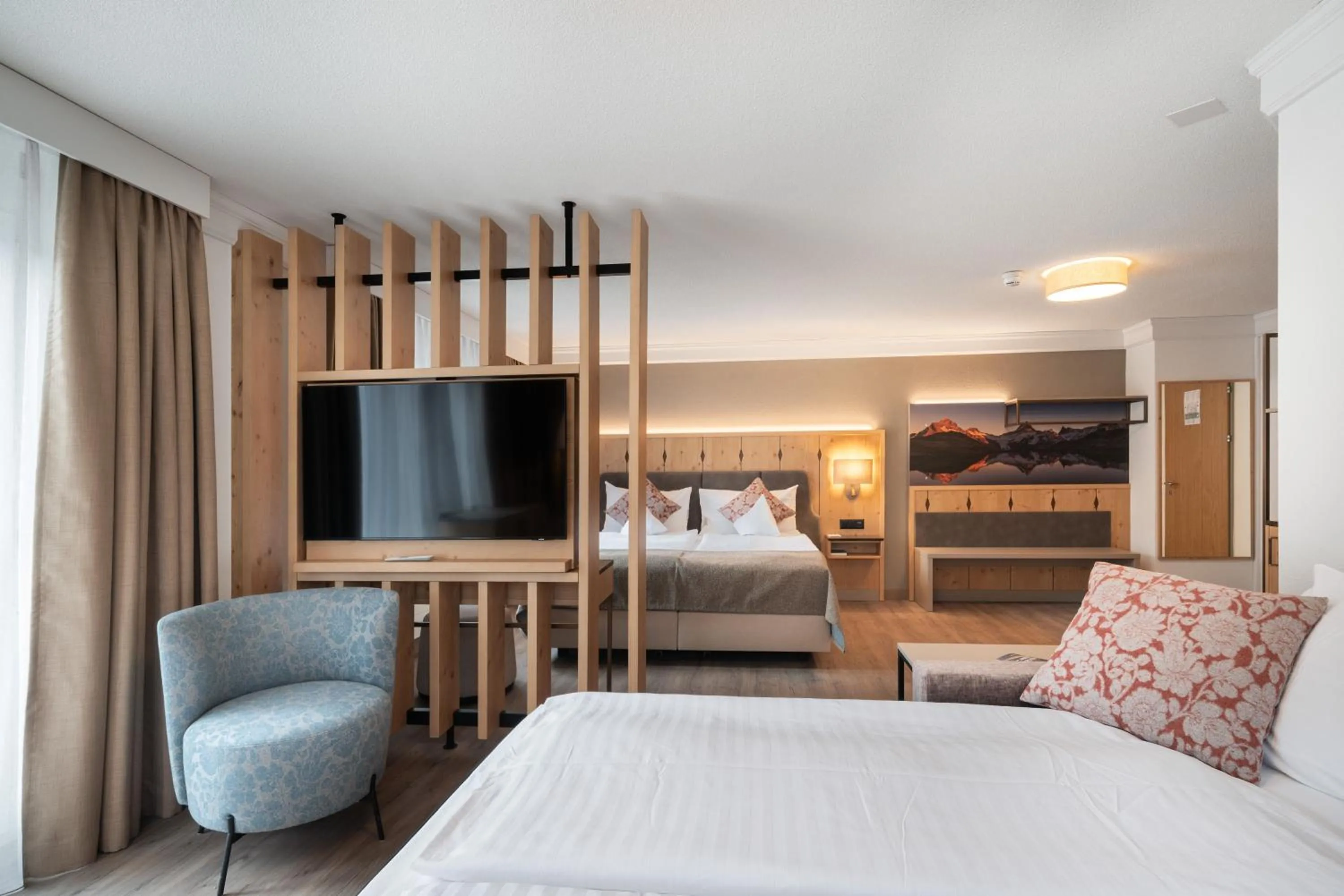 Bed in Hotel Grindelwalderhof