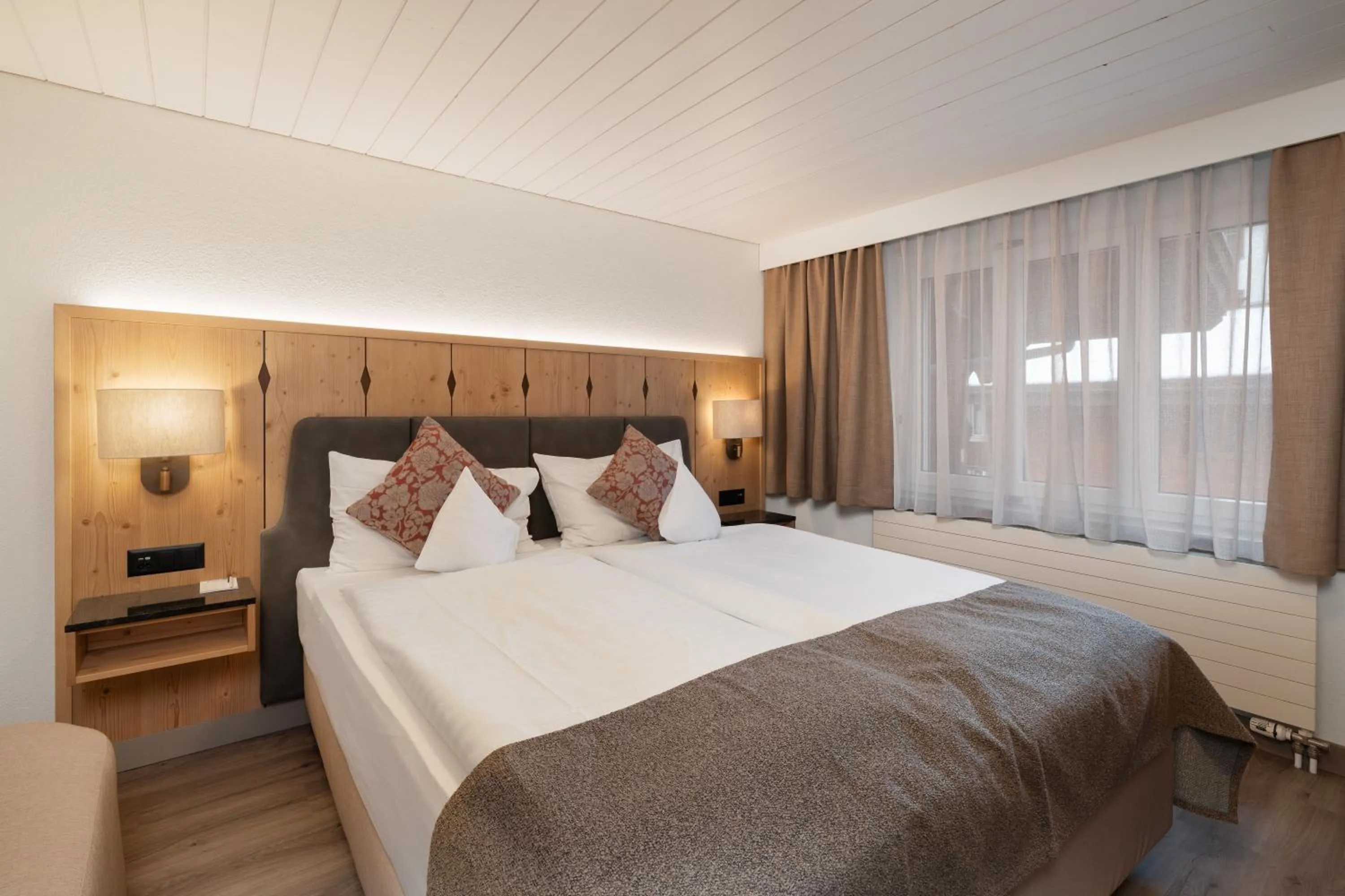 Bed in Hotel Grindelwalderhof