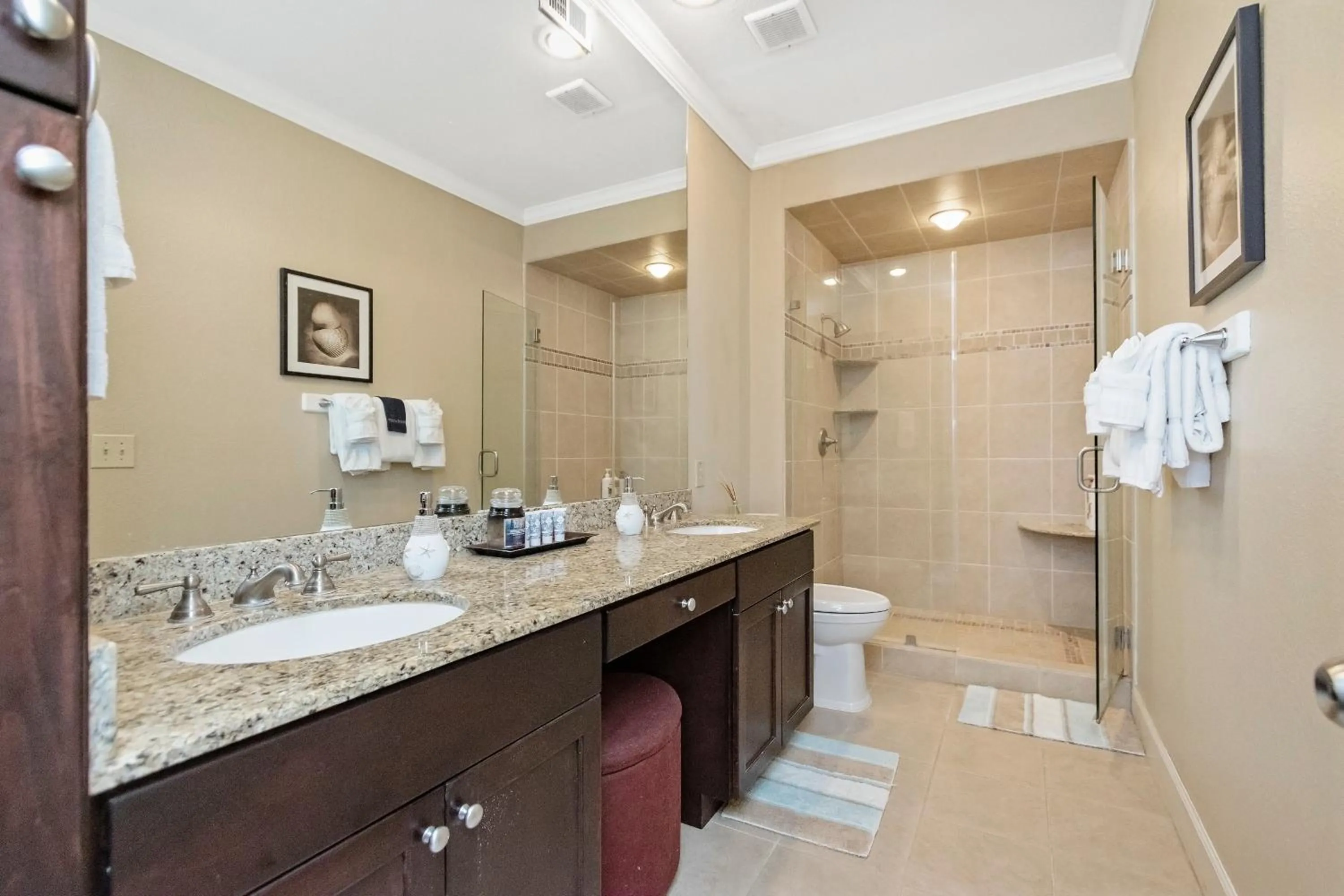 Bathroom in The Dawn Oceanfront Condo on Seawall Blvd