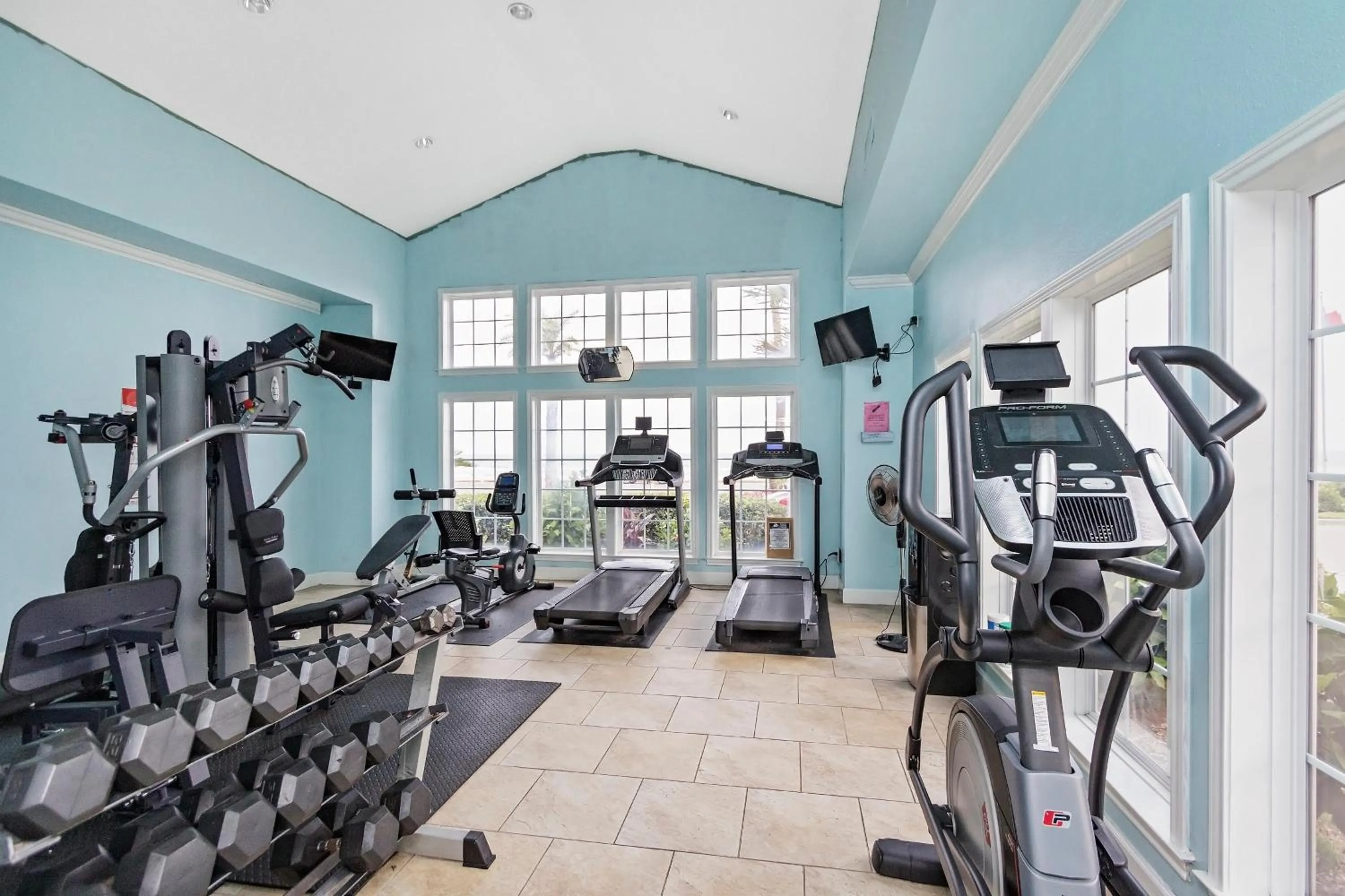 Fitness centre/facilities in The Dawn Oceanfront Condo on Seawall Blvd