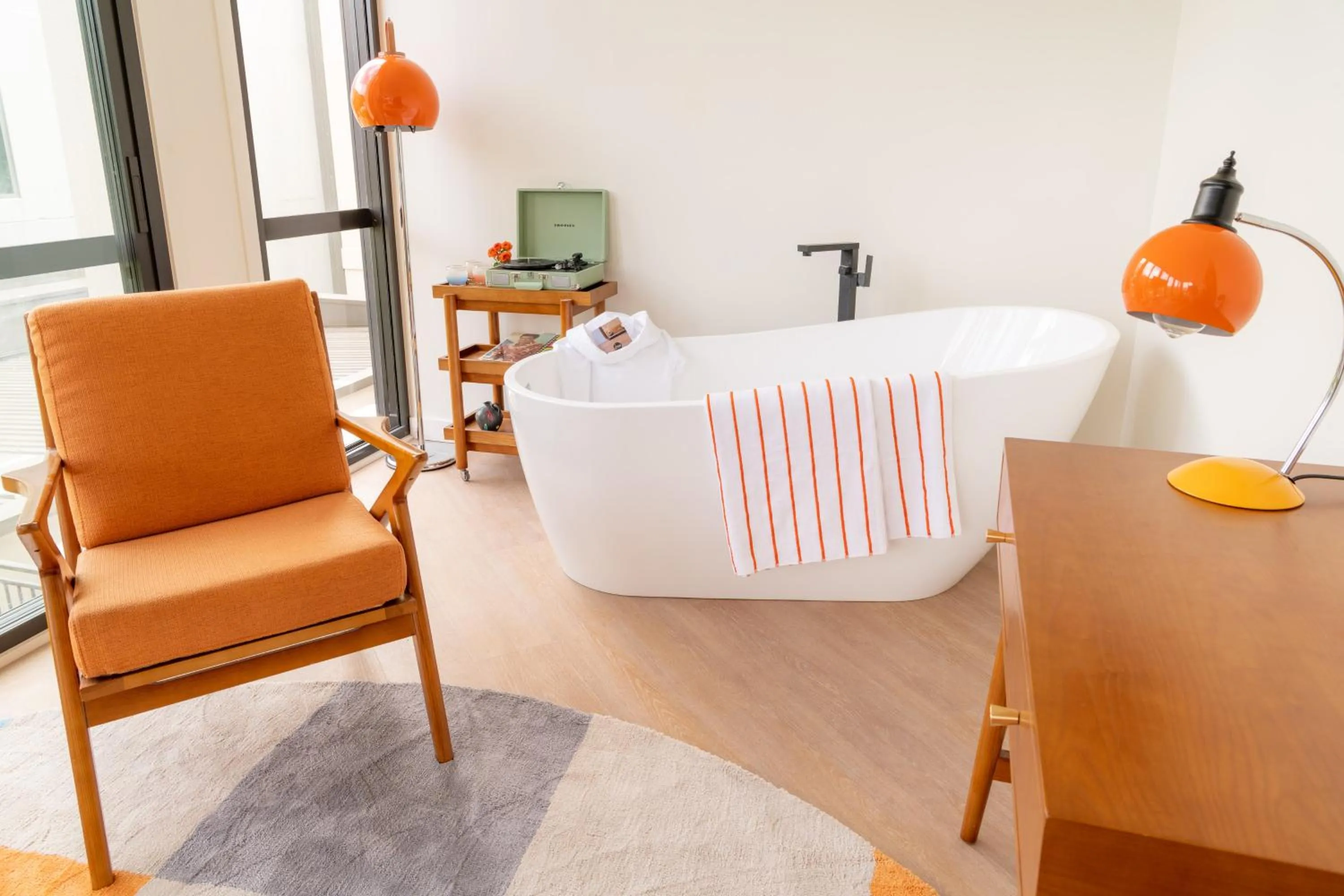 Seating area in Ohtel Auckland