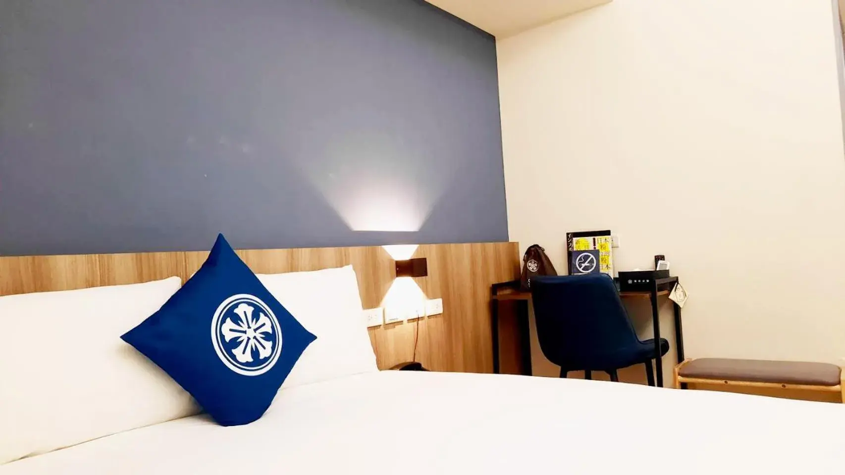 Bed in Holo Hotel Tainan Bed in Holo Hotel Tainan