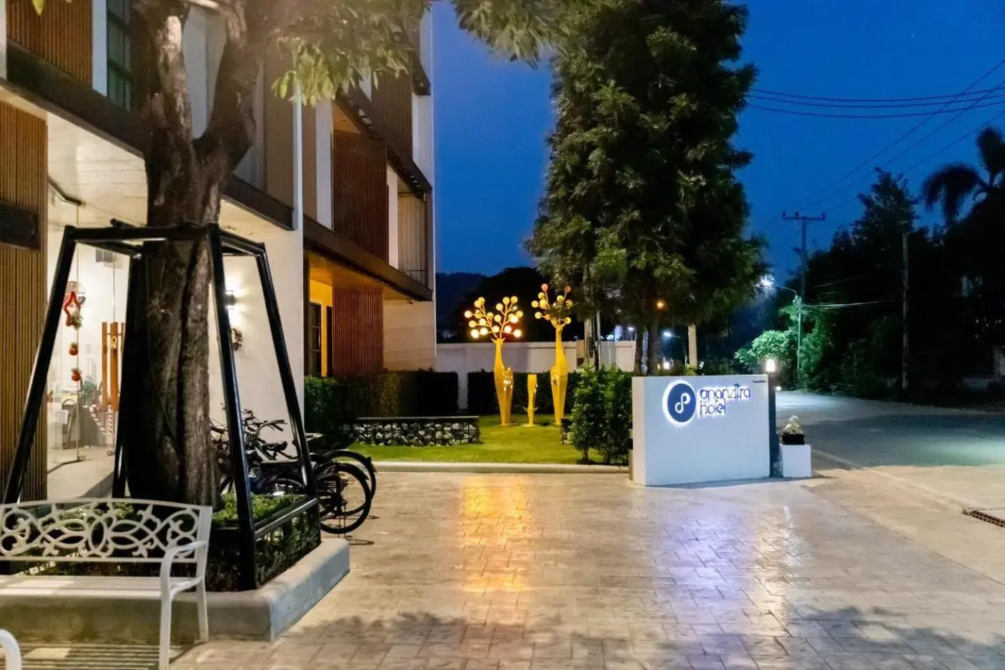 Garden view in Ananzitra Hotel Garden view in Ananzitra Hotel