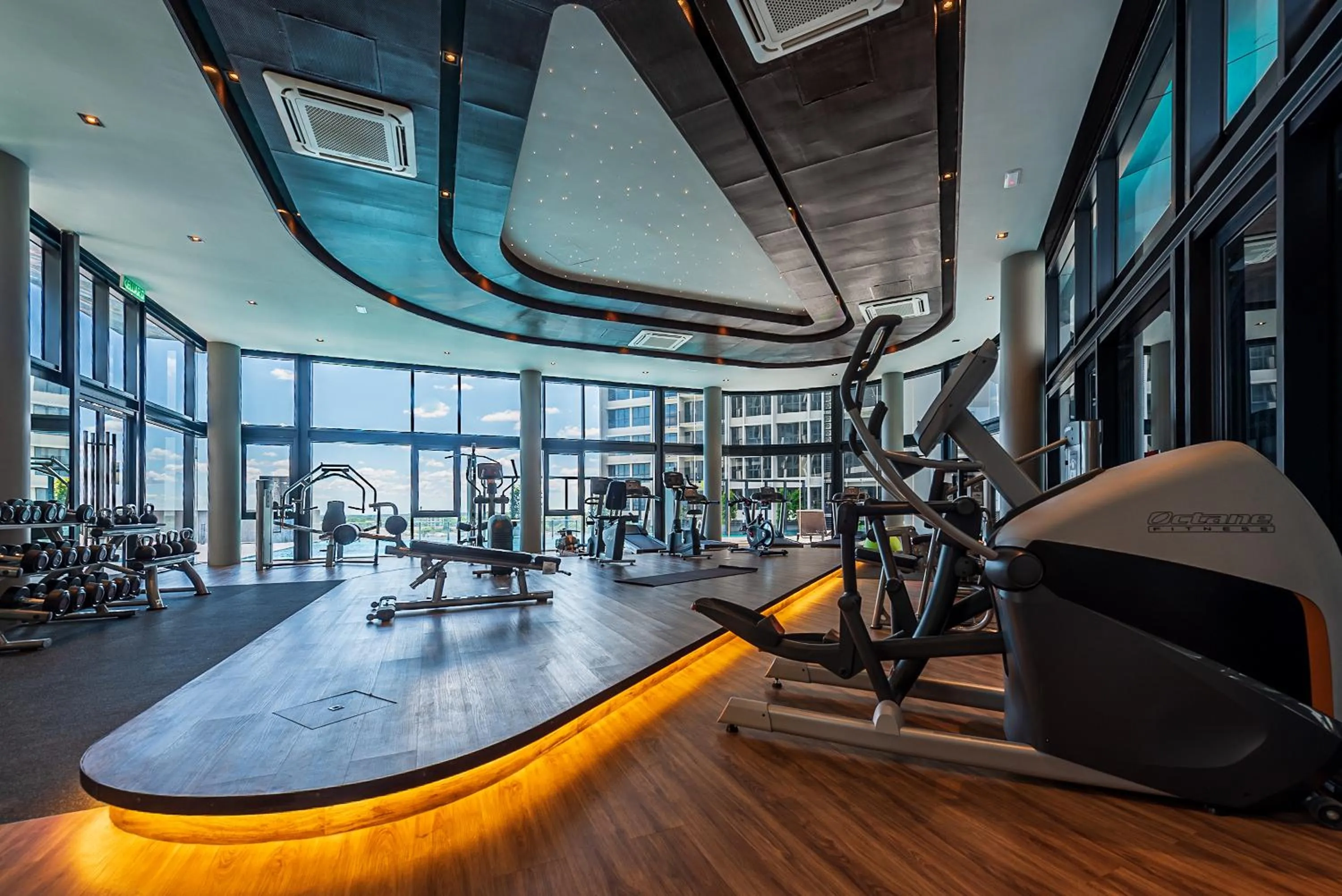 Fitness centre/facilities in Time To Relax v 3BR Geo Bukit Rimau,Shah Alam by Verano