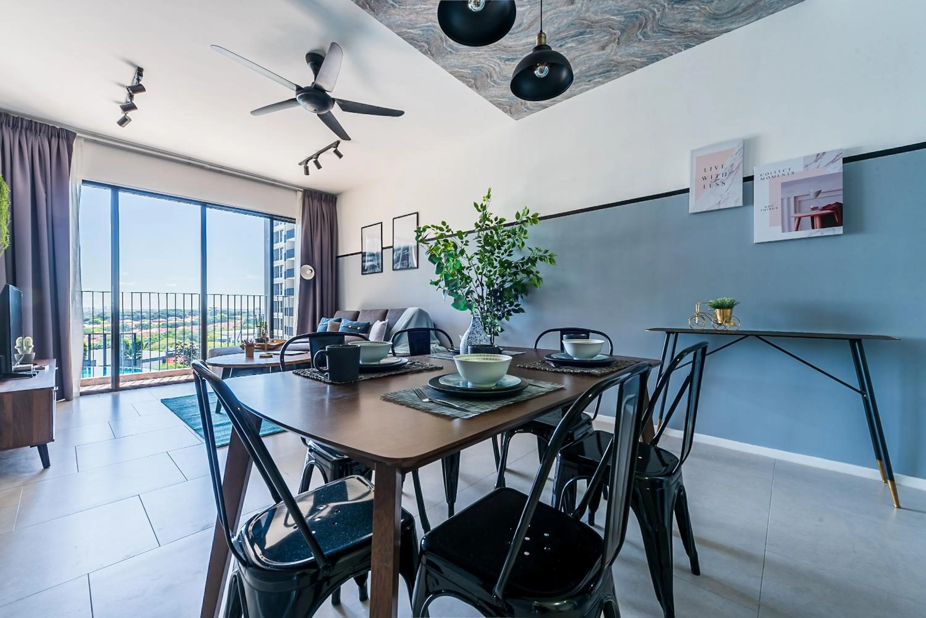Dining area in Time To Relax v 3BR Geo Bukit Rimau,Shah Alam by Verano